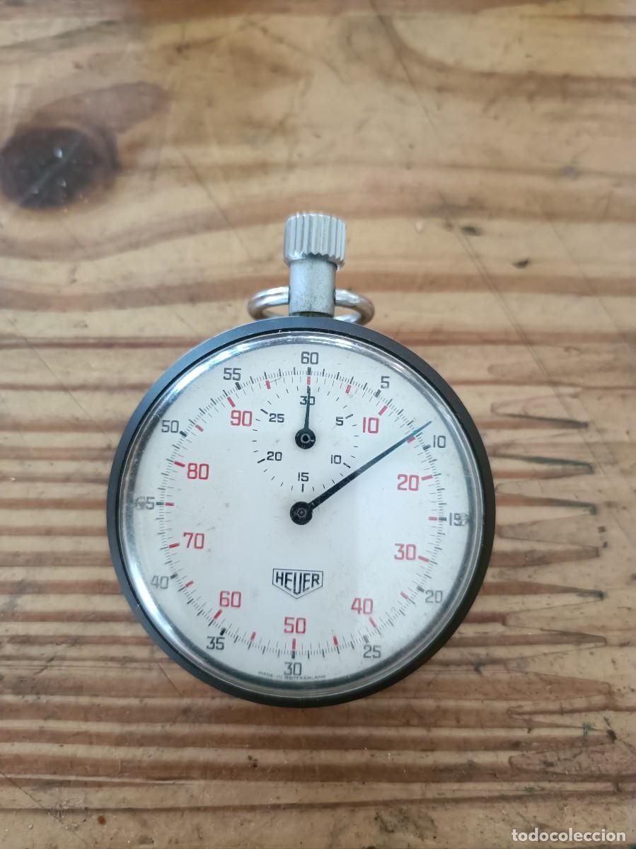 Vintage: CRONOMETR&Oacute; HEUER FUNCIONA REGULAR - Foto 2