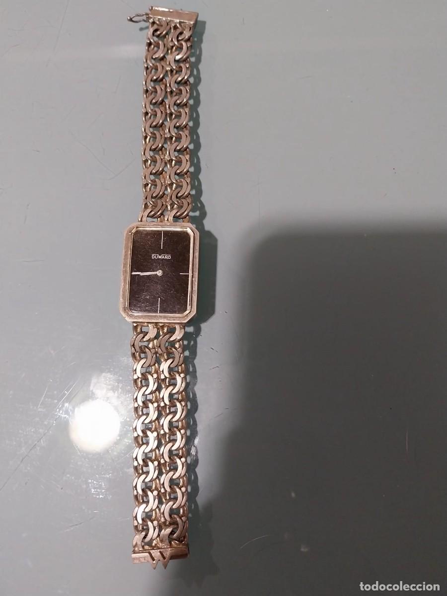 Vintage: Reloj de plata Duward Diplomatic a&ntilde;os 70. Para restaurar pues no funciona.