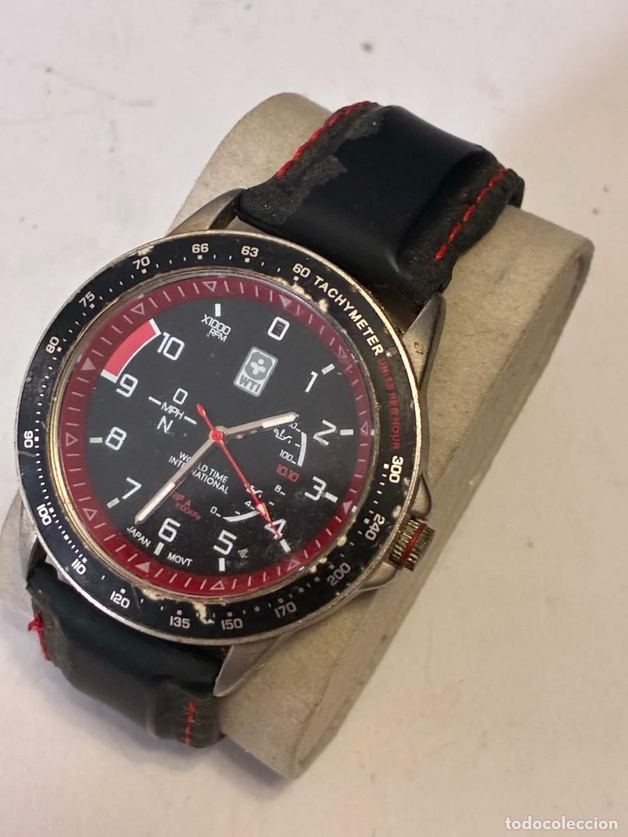 Vintage: WTI reloj grande tipo militar 44 mm