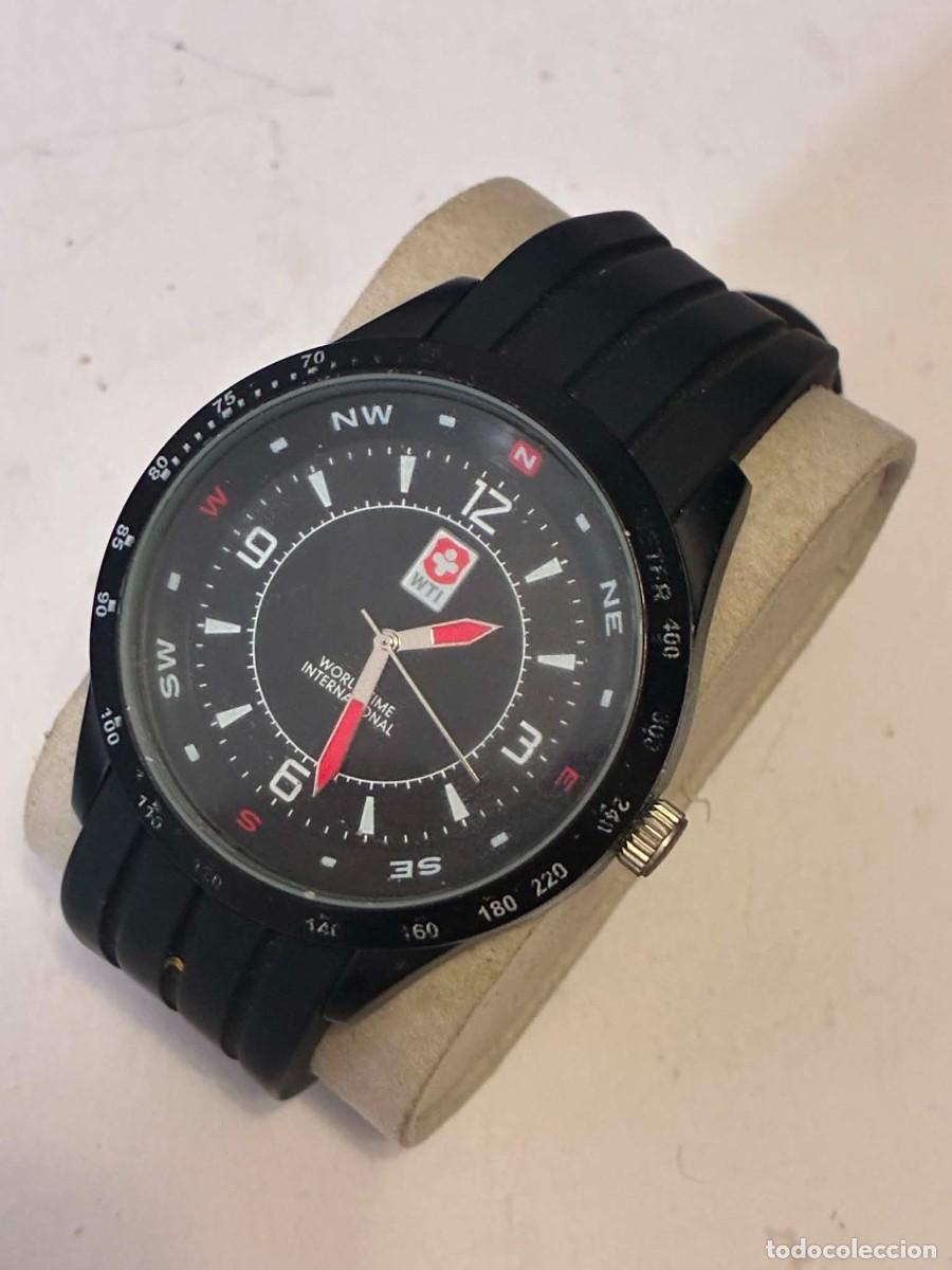 Vintage: WTI reloj grande tipo militar 44 mm