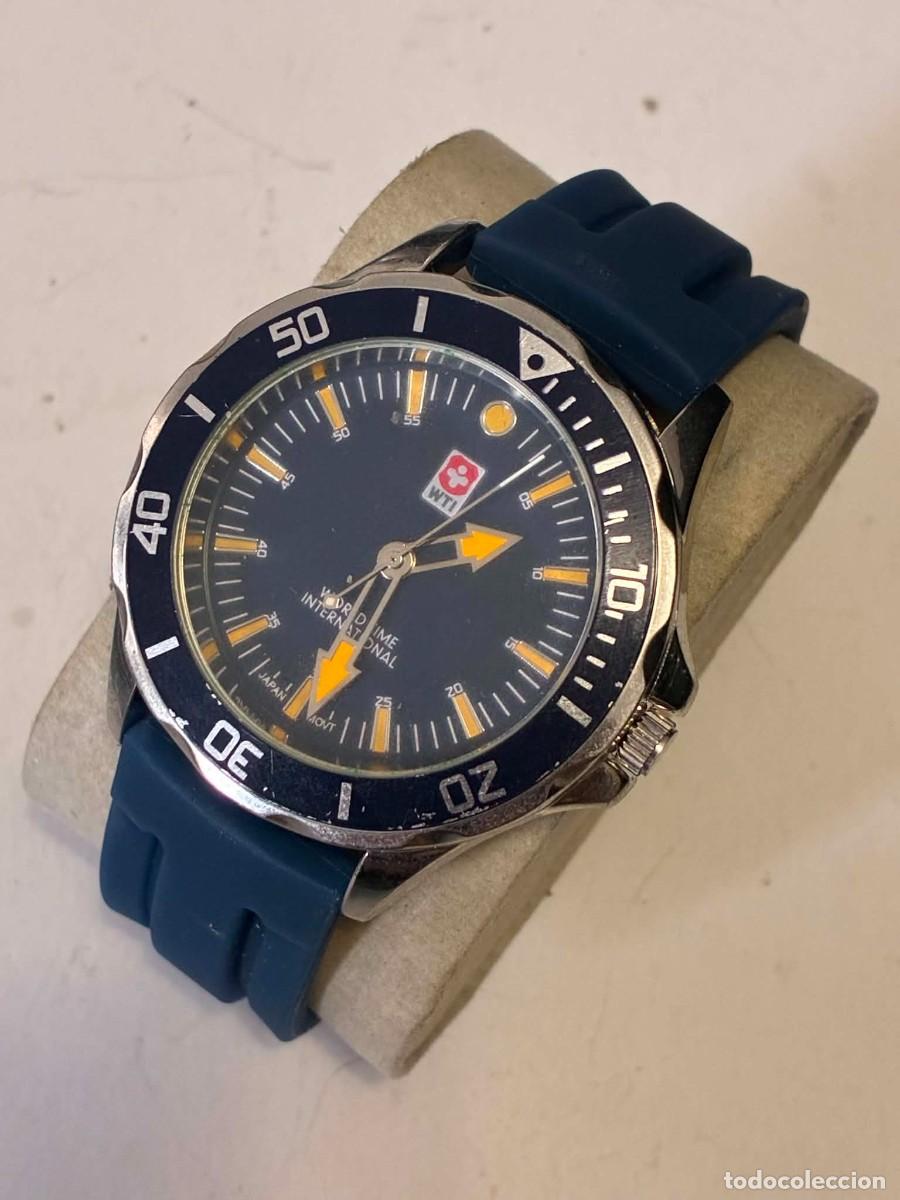 Vintage: WTI reloj grande tipo militar 44 mm