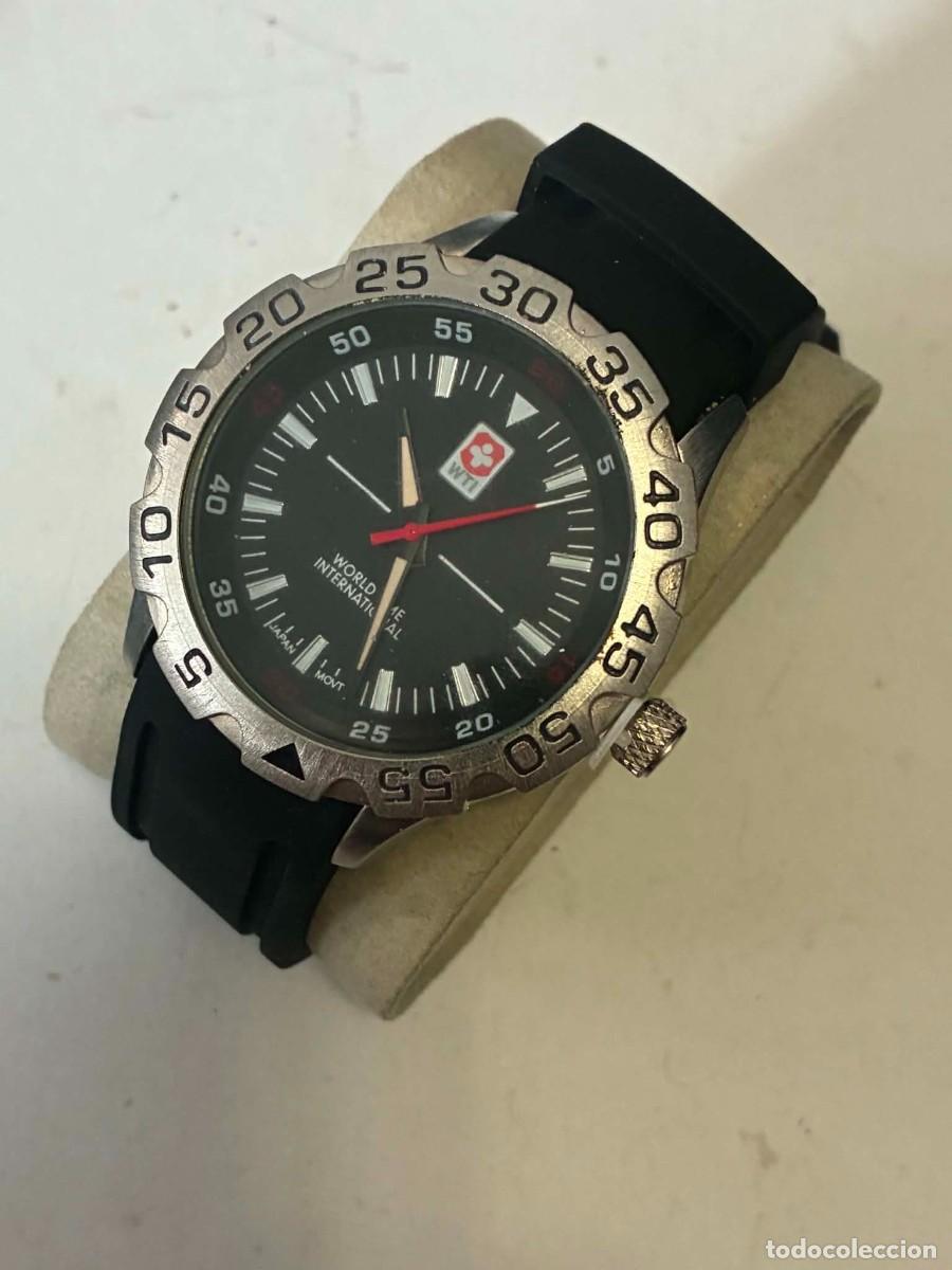 Vintage: WTI reloj grande tipo militar 44 mm