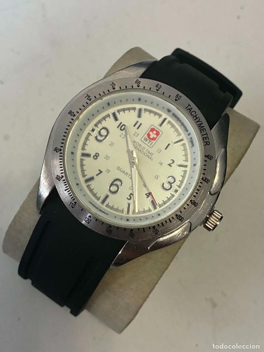 Vintage: WTI reloj grande tipo militar 44 mm