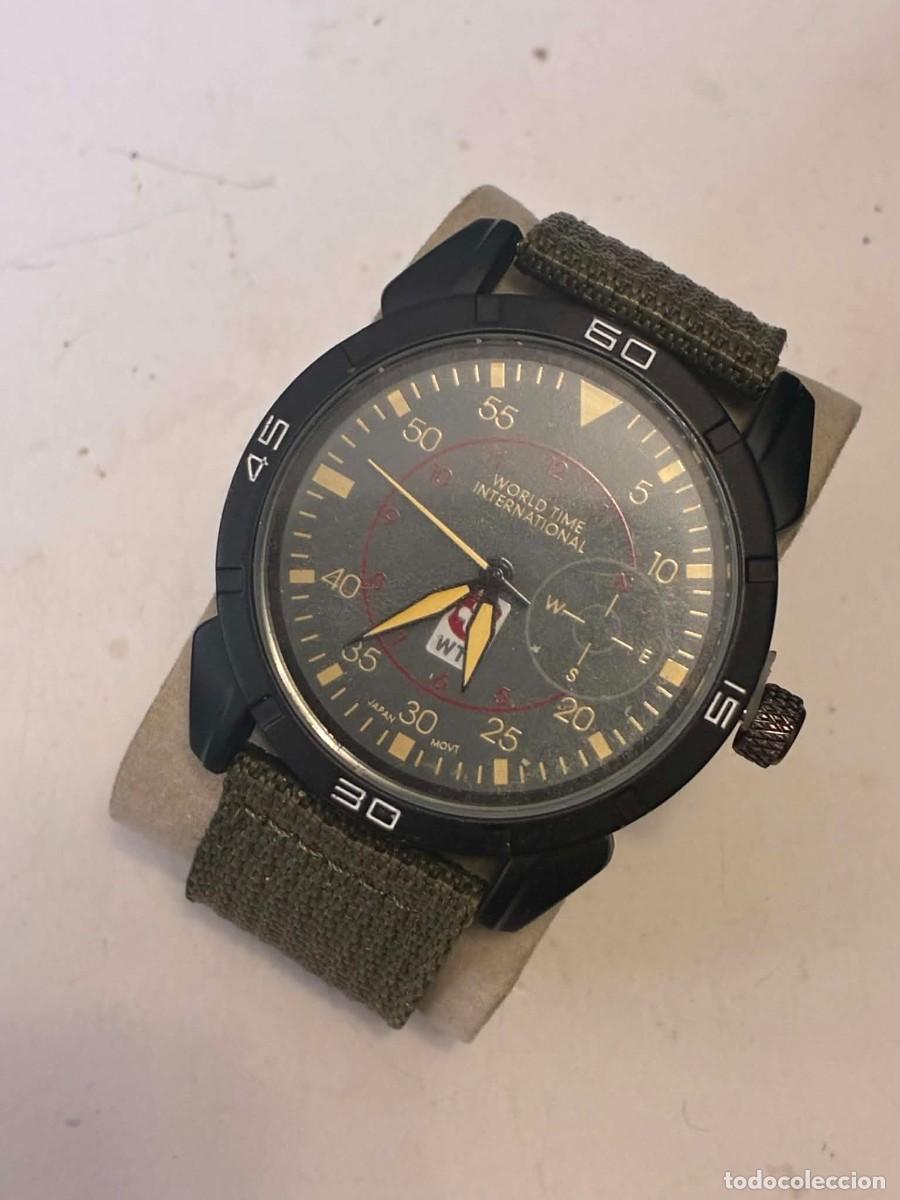Vintage: WTI reloj grande tipo militar 44 mm