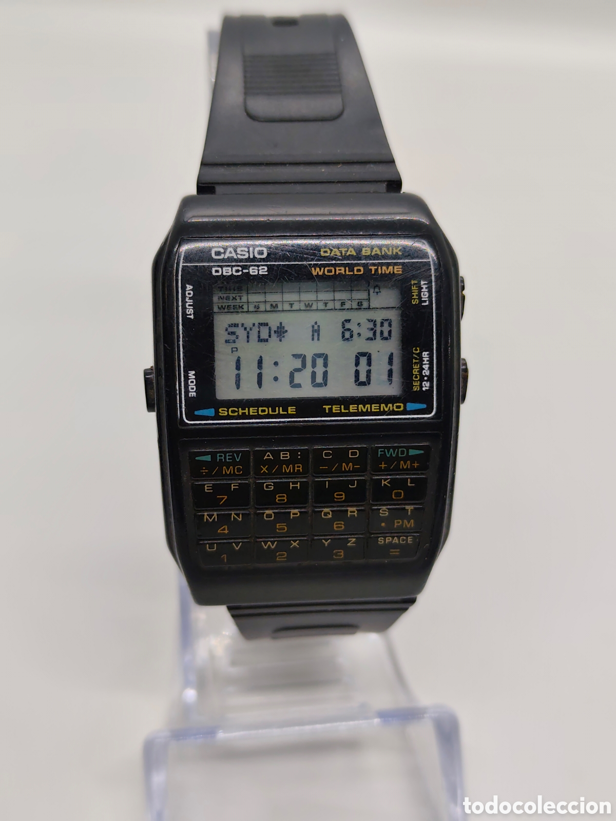 Vintage: Reloj Casio Data Banc Calculadora 676 DBC 610 - Foto 2
