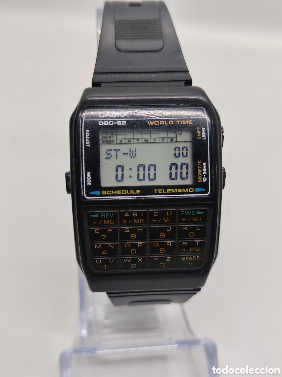 Vintage: Reloj Casio Data Banc Calculadora 676 DBC 610 - Foto 3