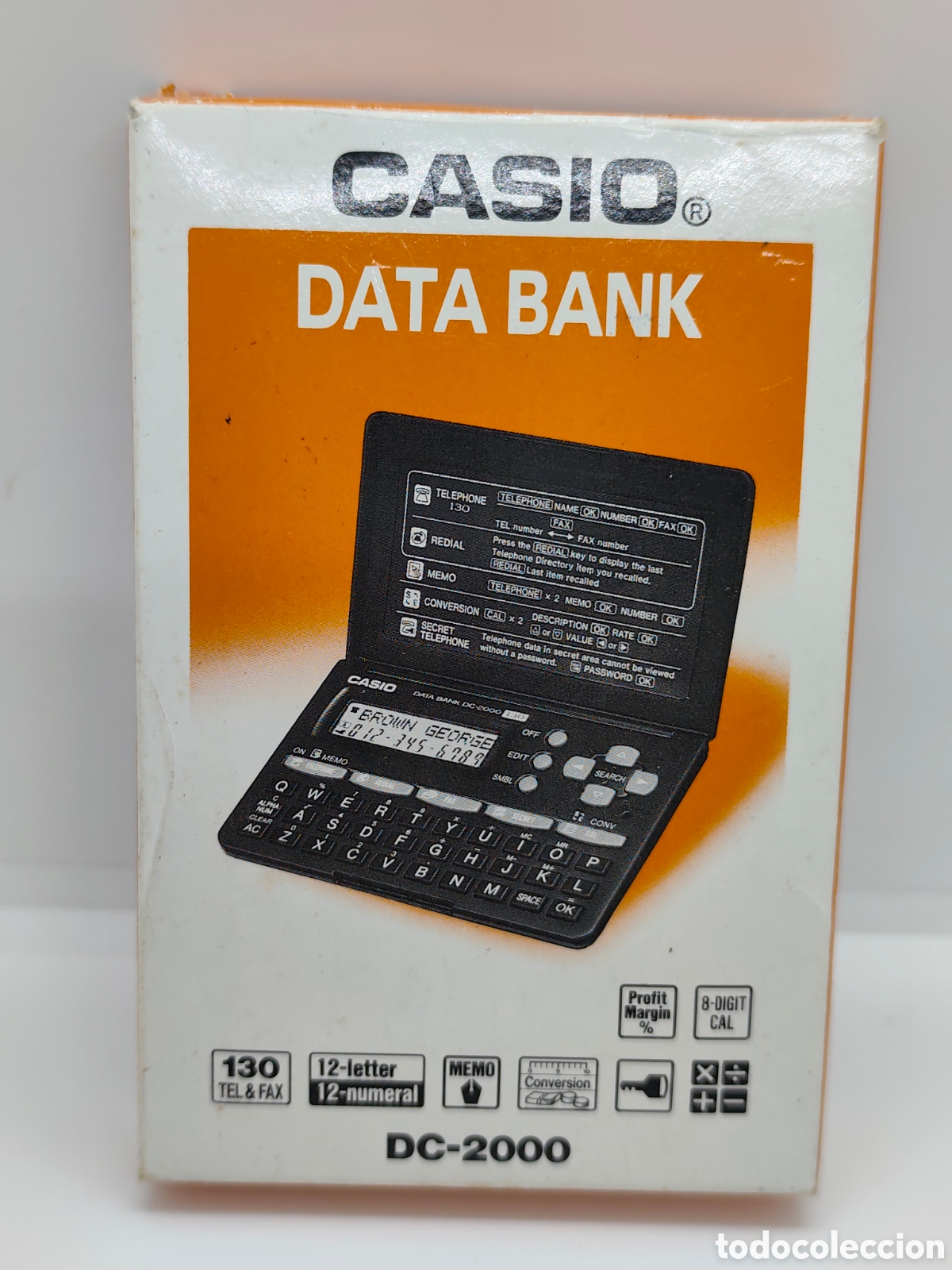 Vintage: Calculadora Casio Antigua DC 2000 sin usar