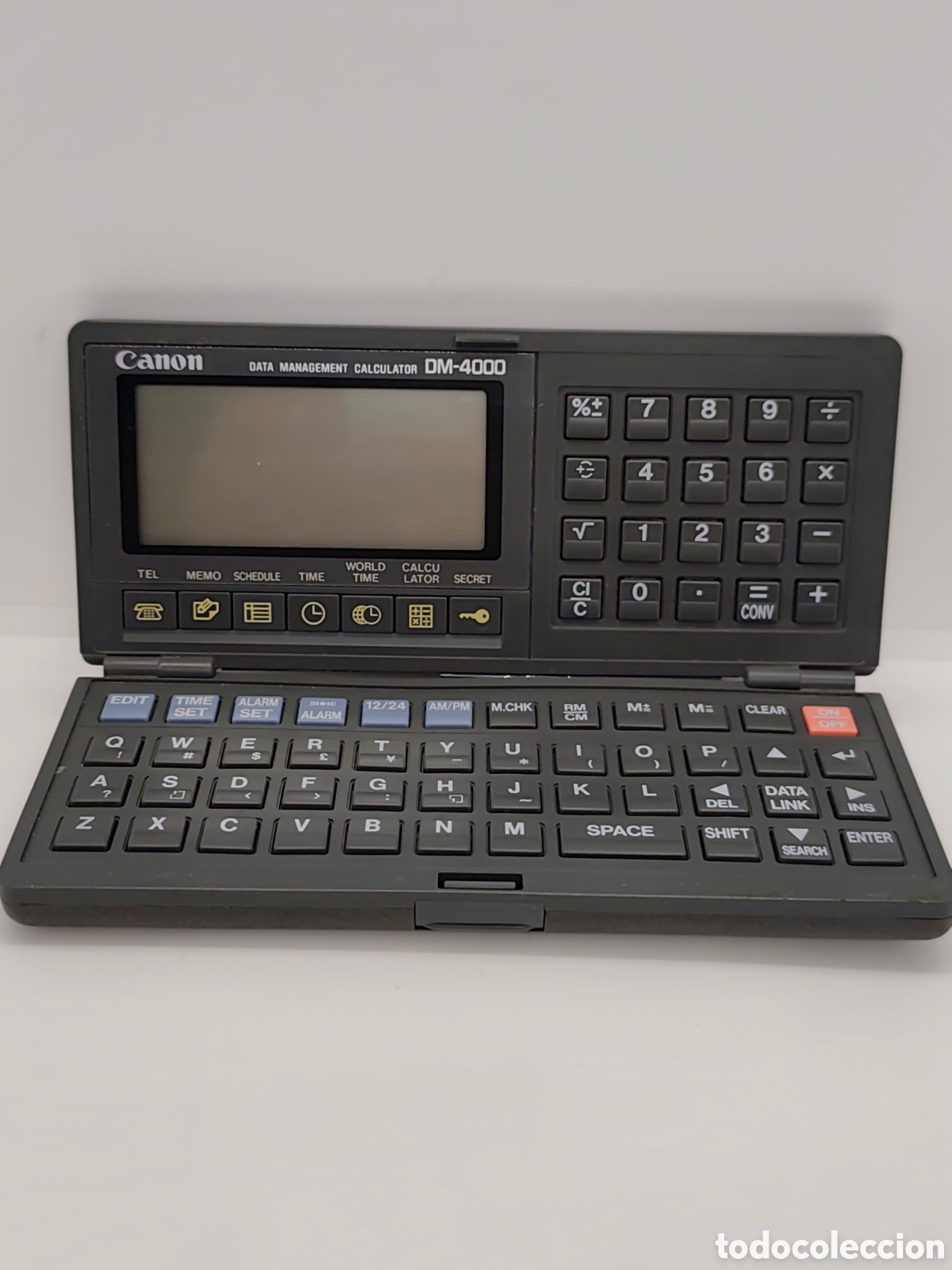 Vintage: ANTIGUA AGENDA CALCULADORA CANON DM-4000, DATA MANAGEMENT CALCULATOR