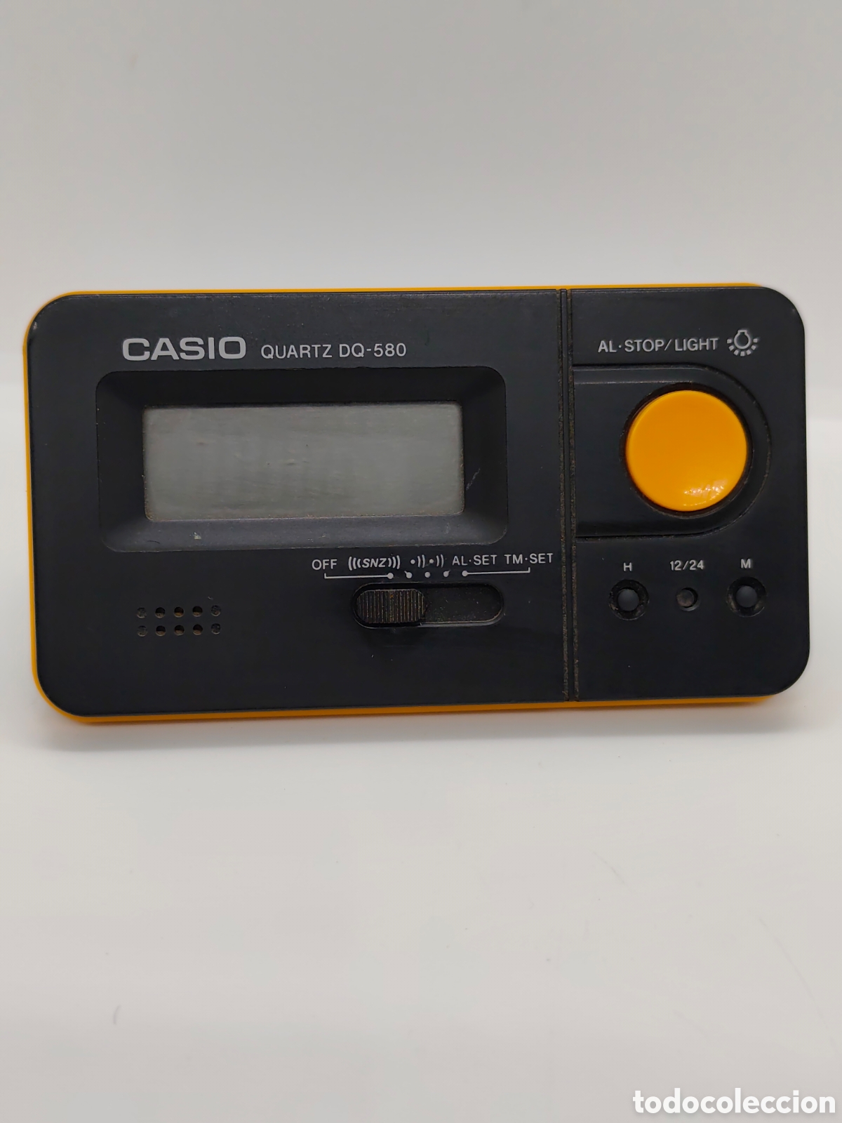 Vintage: Reloj despertador Casio con luz,modelo DQ-580.Vintage Funciona