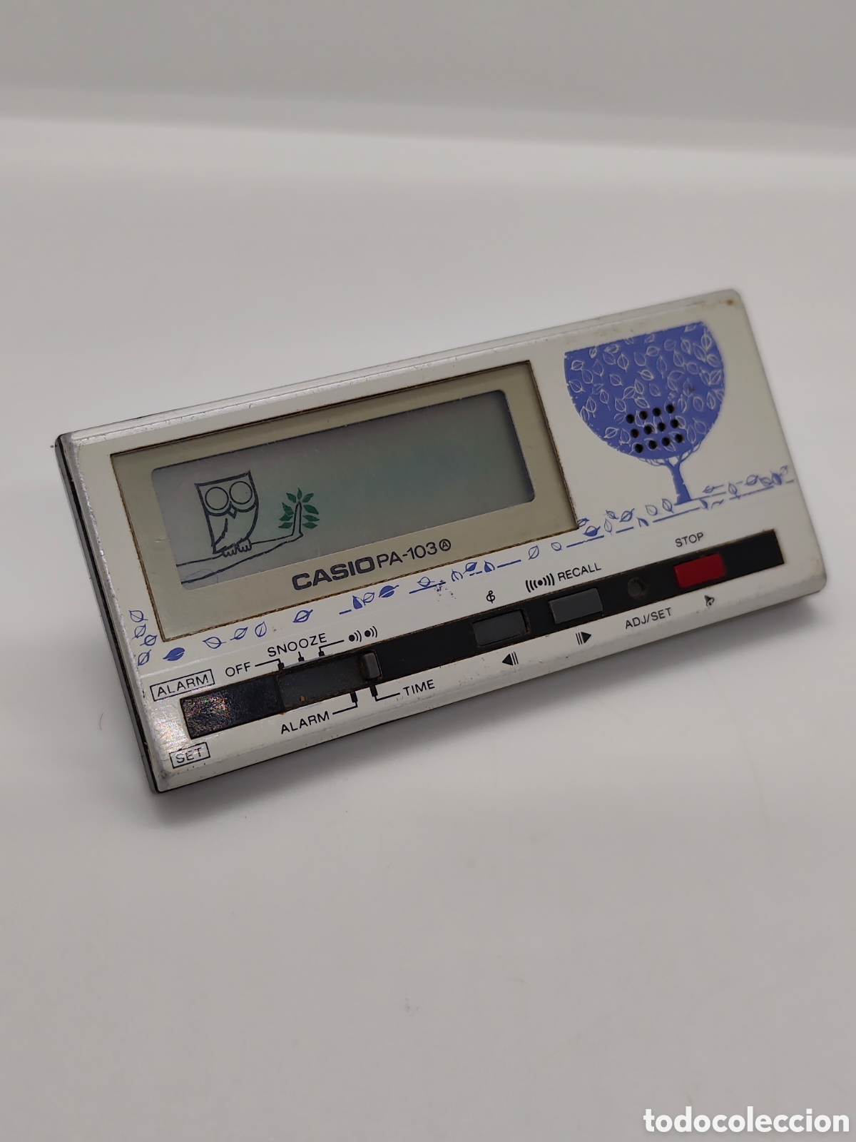 Vintage: Casio PA-103, un inusual reloj despertador digital de bolsillo vintage