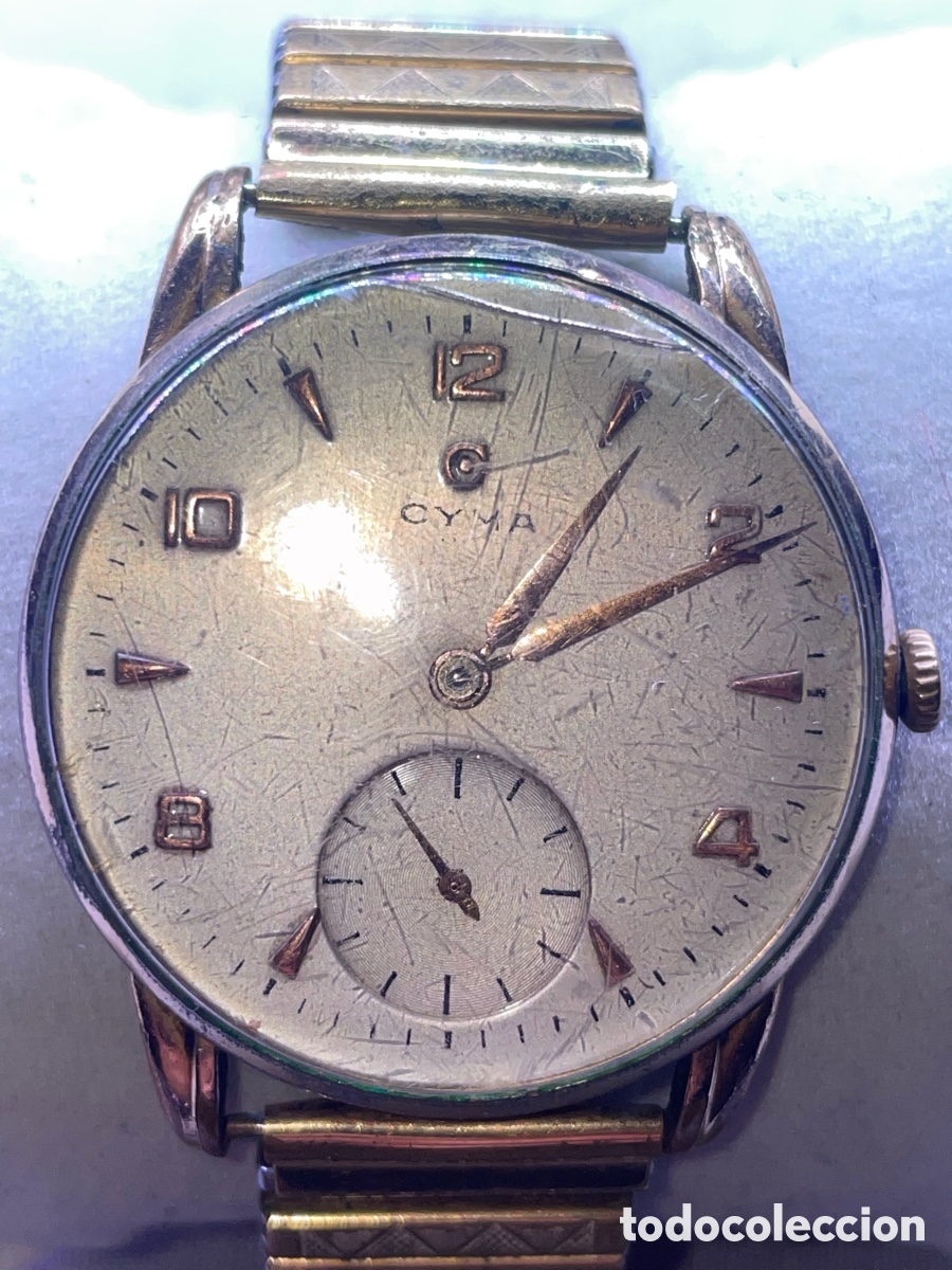Vintage: Reloj Vintage CYMA Cuerda Manual - Chapado Oro