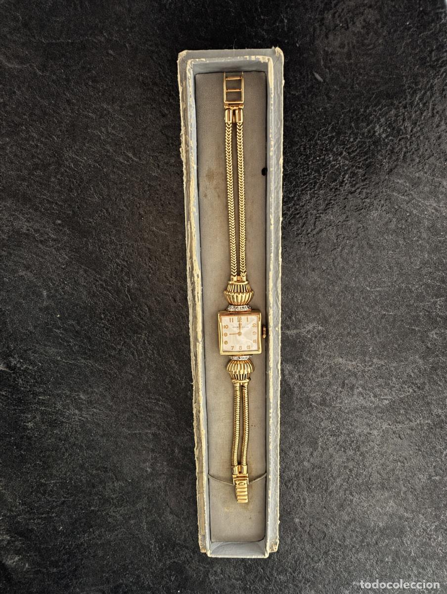 Vintage: Reloj Joya Universal Gen&egrave;ve Oro