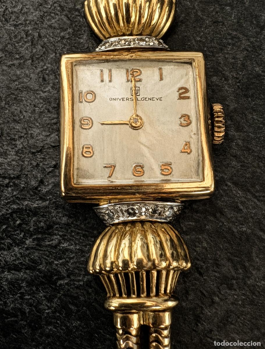 Vintage: Reloj Joya Universal Gen&egrave;ve Oro - Foto 7