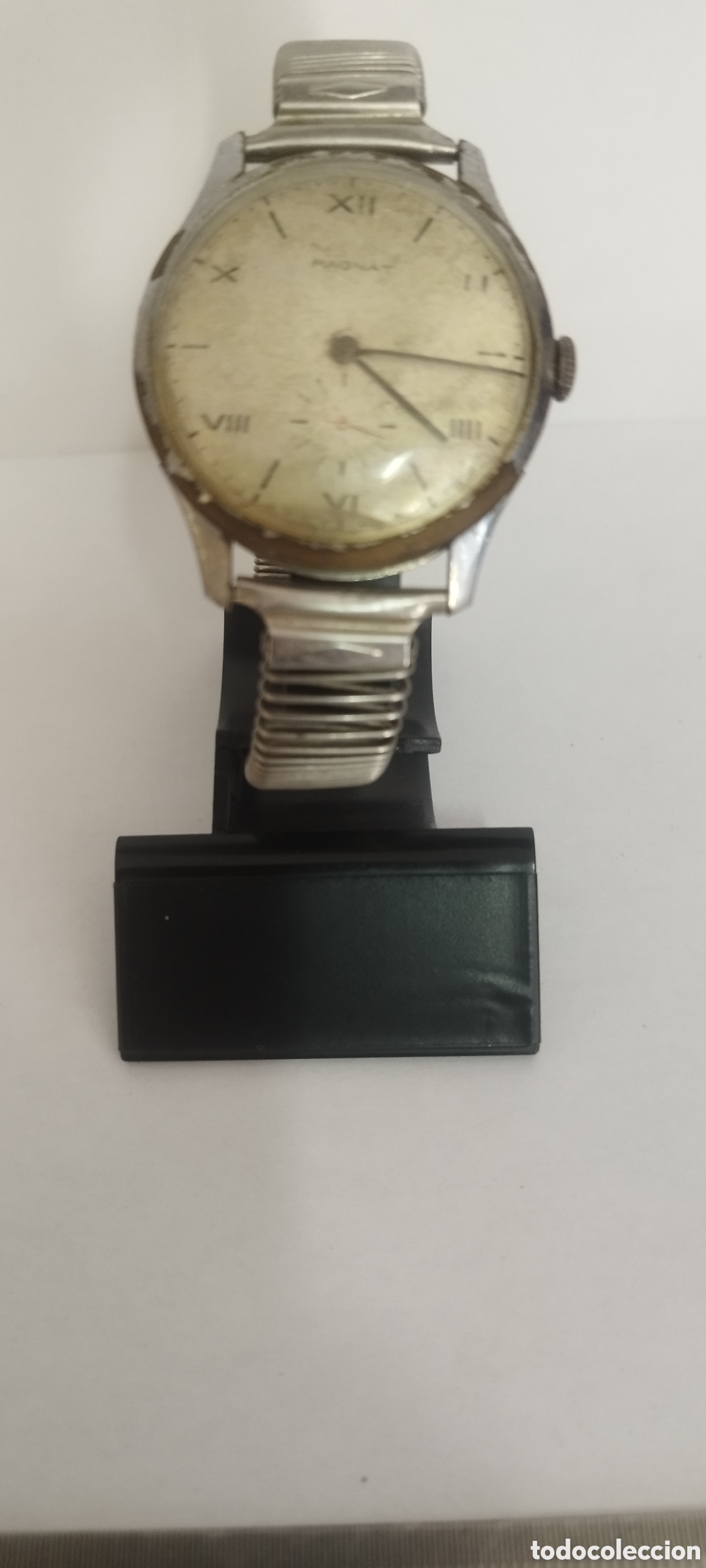 Vintage: Reloj Suizo Magnat Vintage 15J Cuerda Atascada