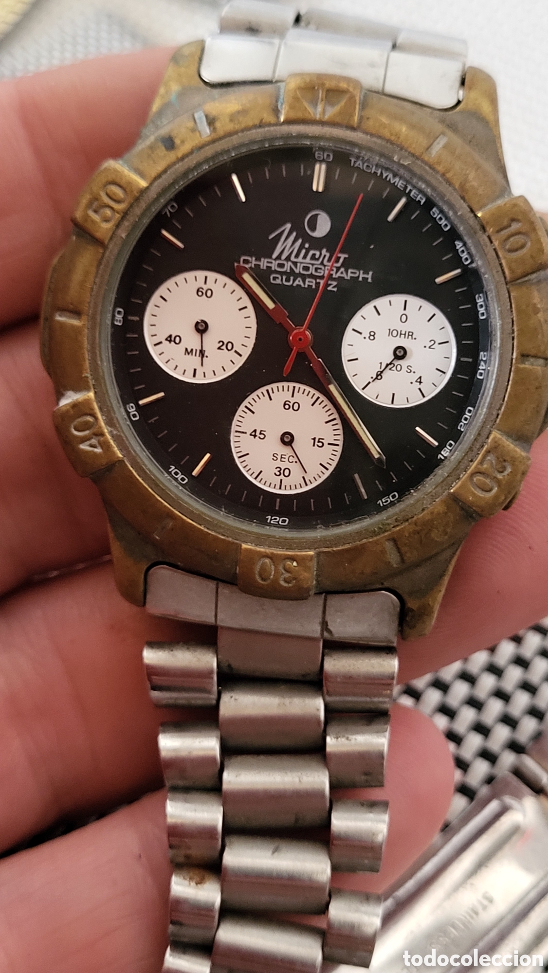Vintage: Reloj pulsera cronograph Micra - Foto 2