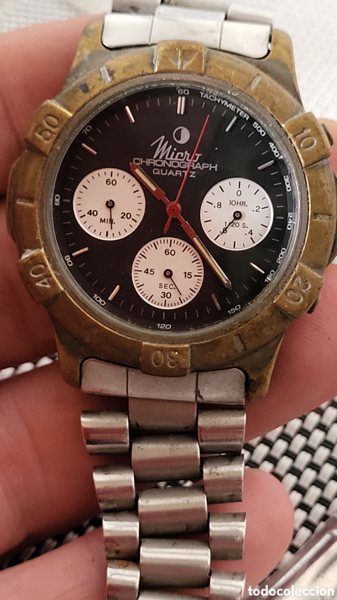 Vintage: Reloj pulsera cronograph Micra