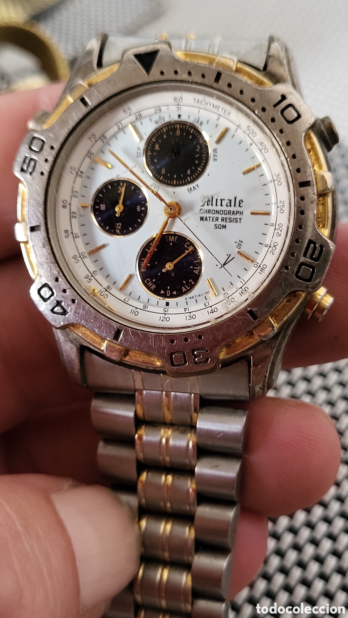 Vintage: Reloj pulsera cronograph Mirale