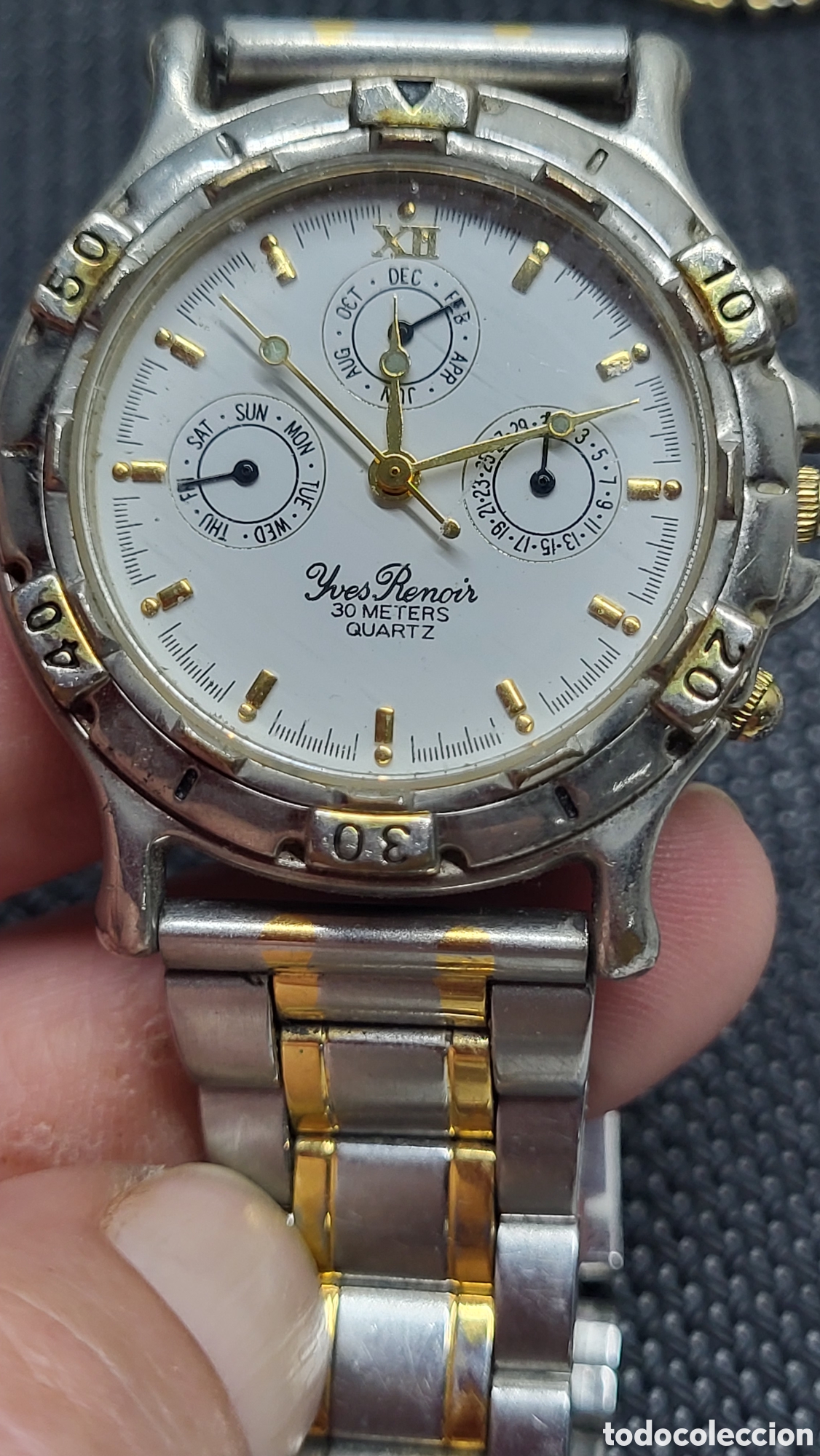 Vintage: Reloj pulsera cronograph Yves Renoid