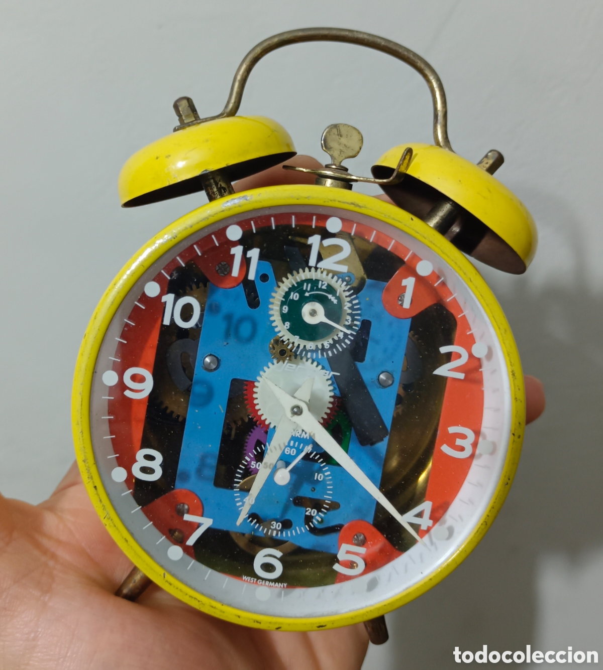 Vintage: Raro reloj despertador jerger made in germany