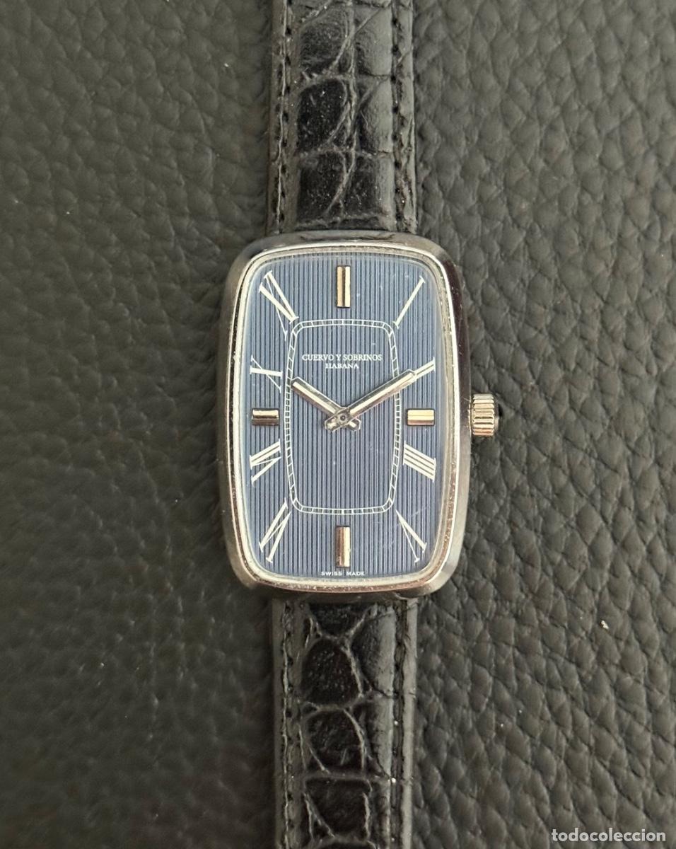 Vintage: Reloj Cuervo y Sobrinos tonneau