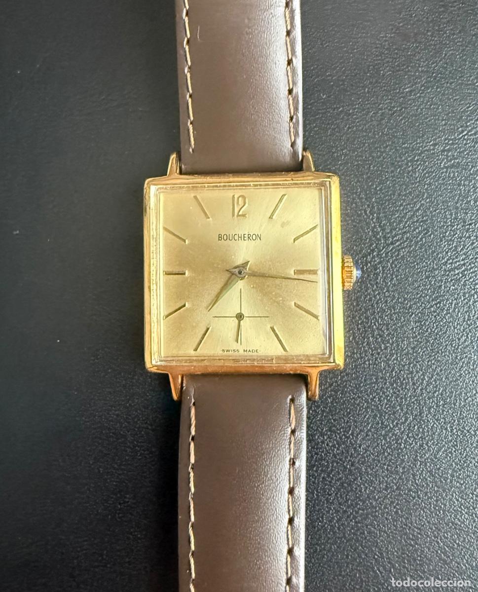 Vintage: Reloj Boucheron plaqu&eacute; oro. Muy buen estado.