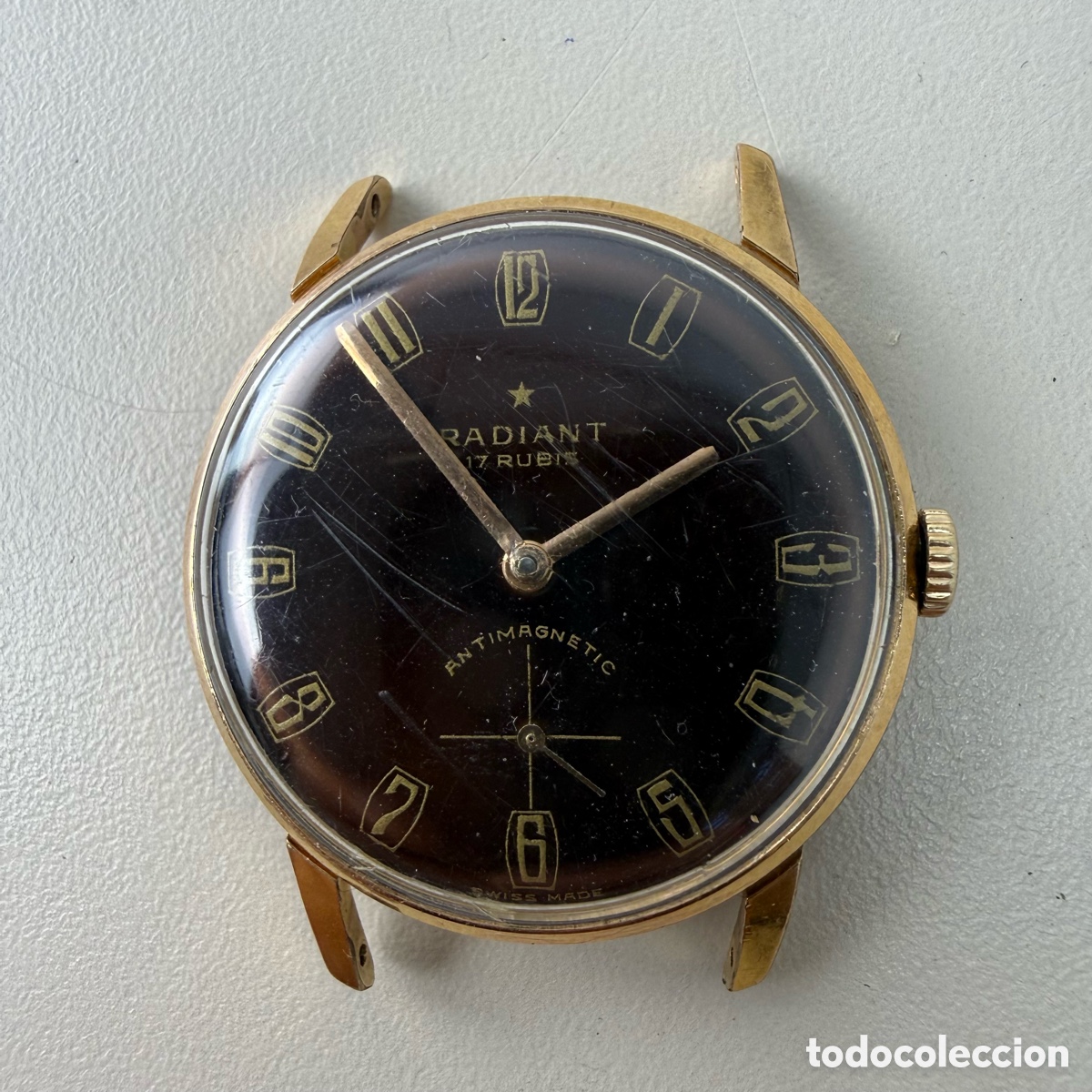 Vintage: Reloj de pulsera para caballero Radiant para reparar