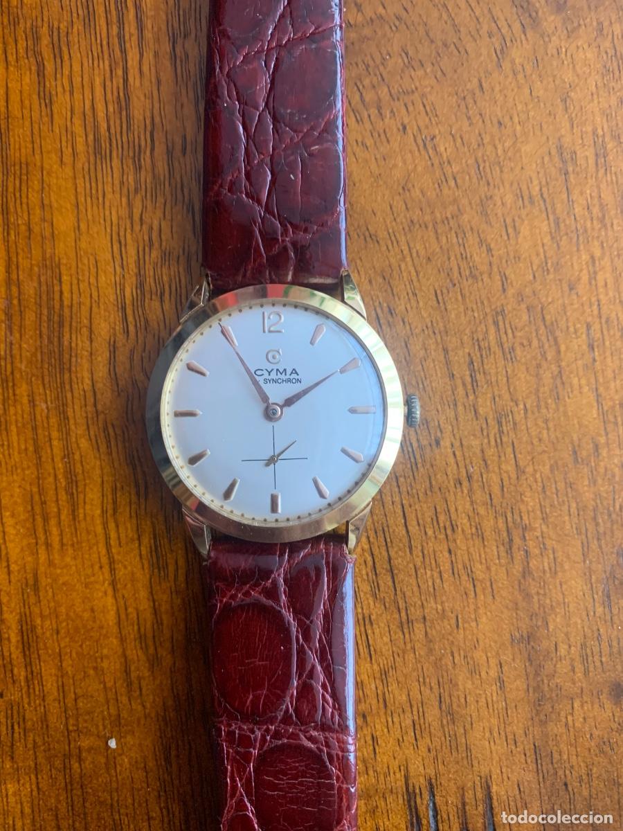 Vintage: Reloj Cyma de oro de los a&ntilde;os 60 en muy buen estado