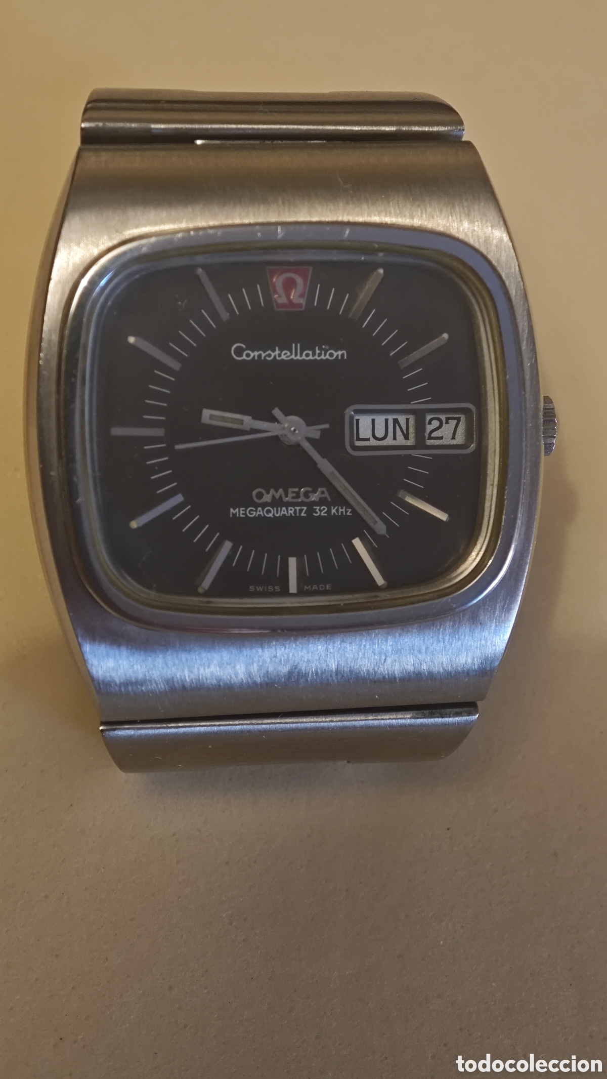 Vintage: Omega Constellation Megaquartz 37KHz. Todo en acero. A&ntilde;os 70.