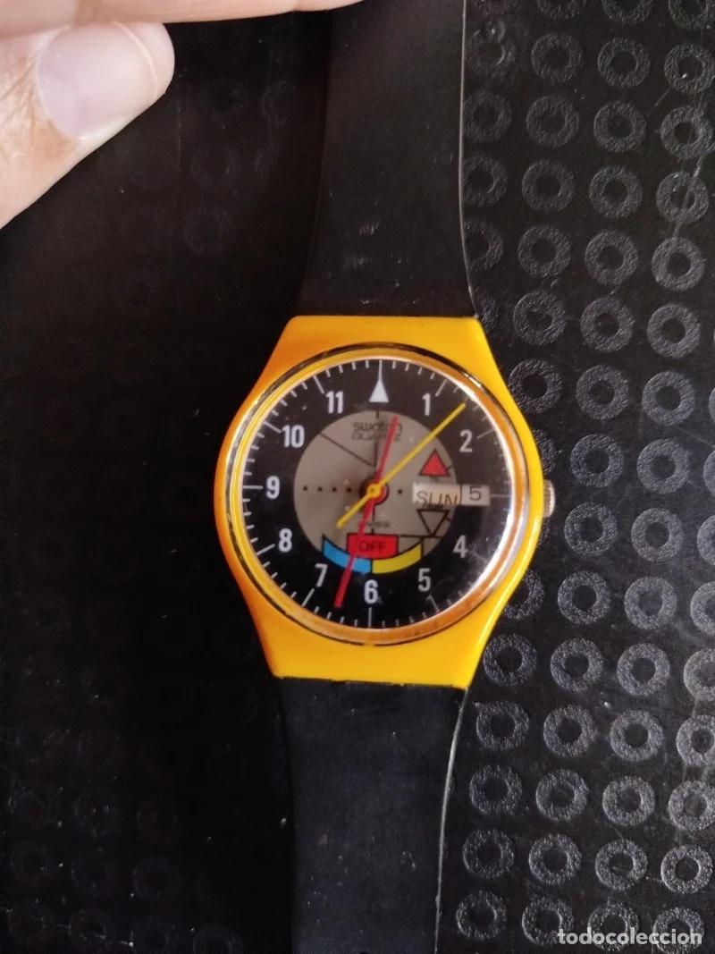Vintage: Reloj Swatch vintage amarillo