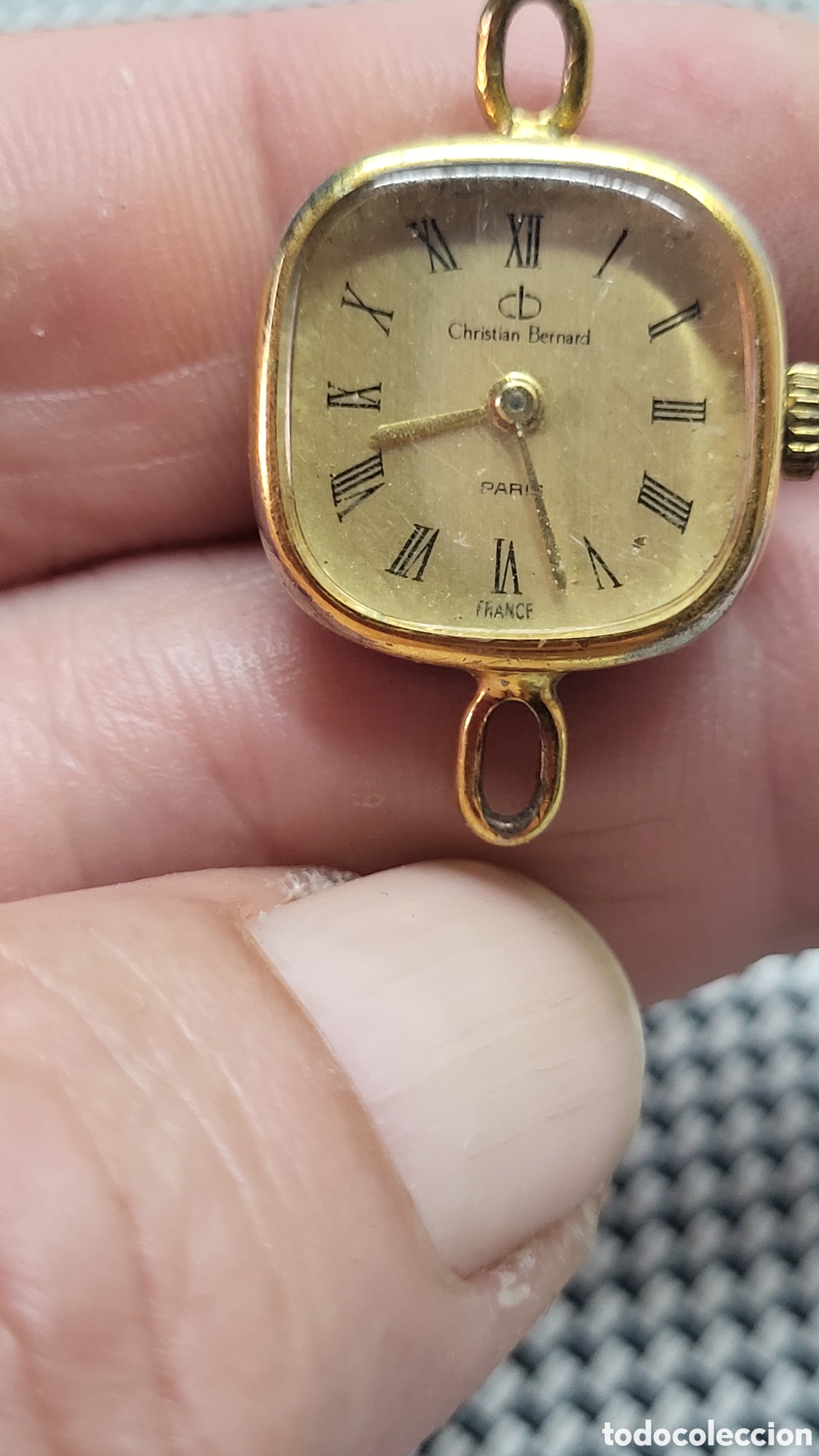 Vintage: Reloj pulsera quartz Se&ntilde;ora Christian Bernard