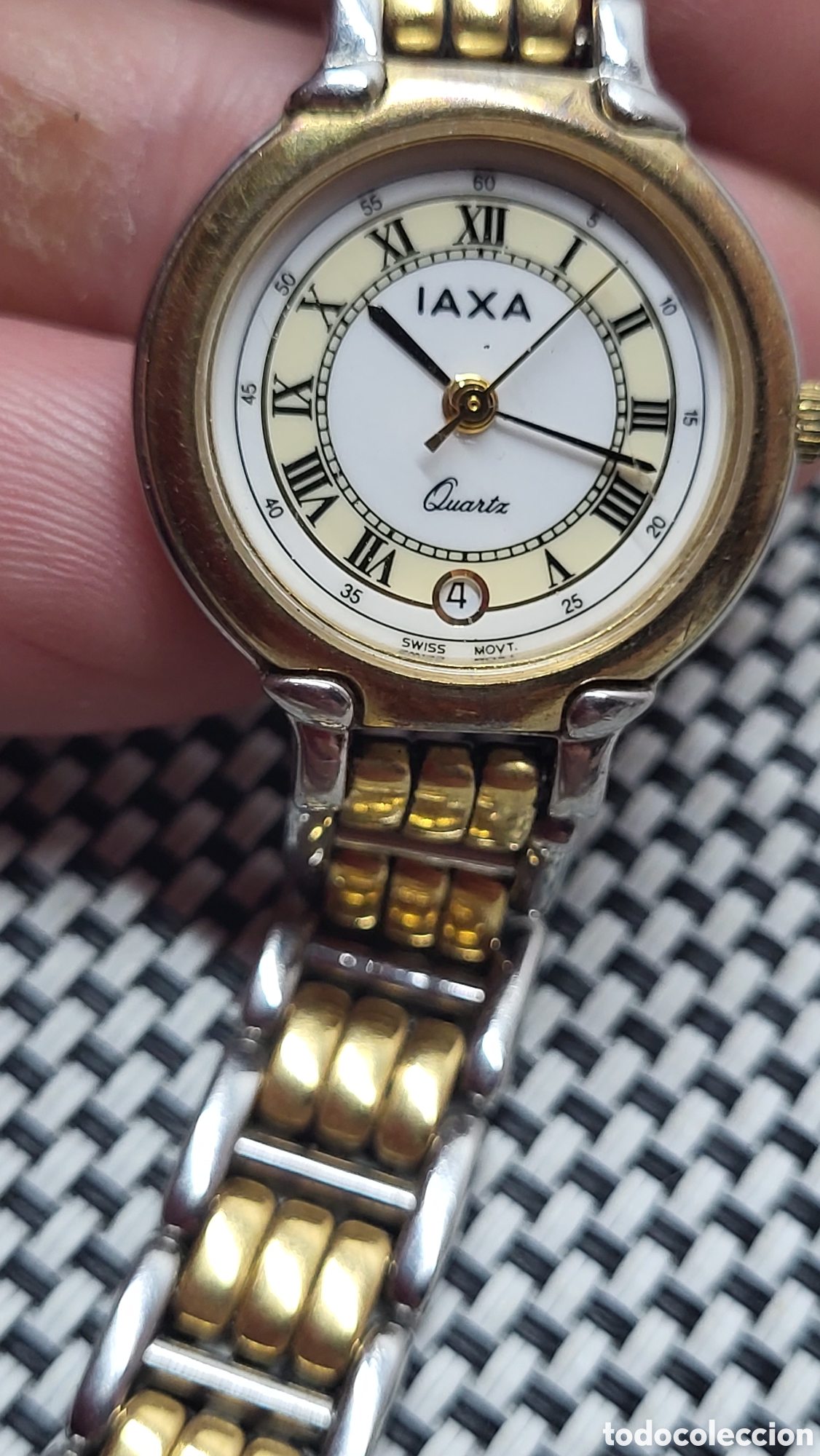Vintage: Reloj pulsera quartz Se&ntilde;ora iaxa