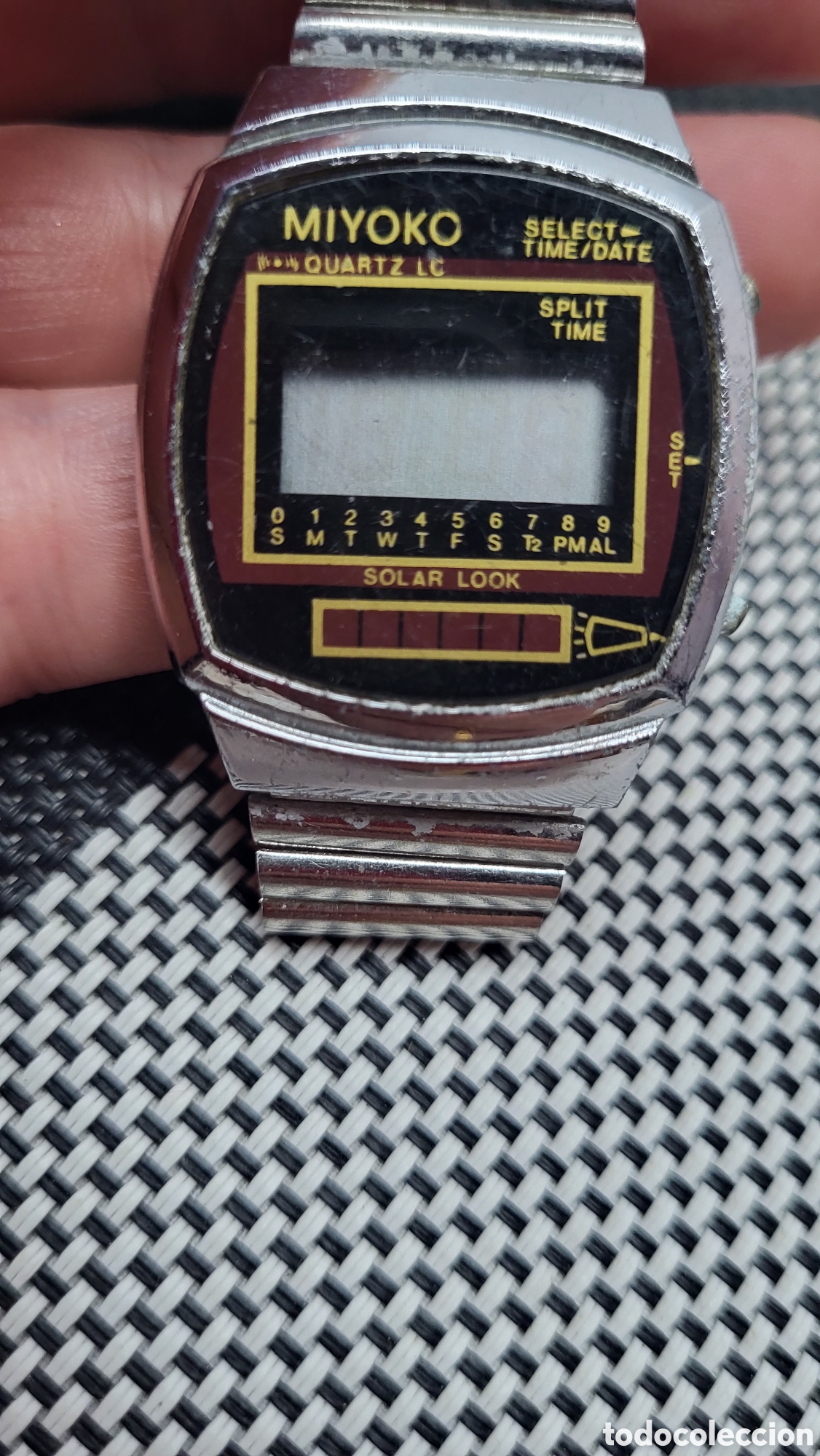 Vintage: Reloj pulsera digital Miyoco