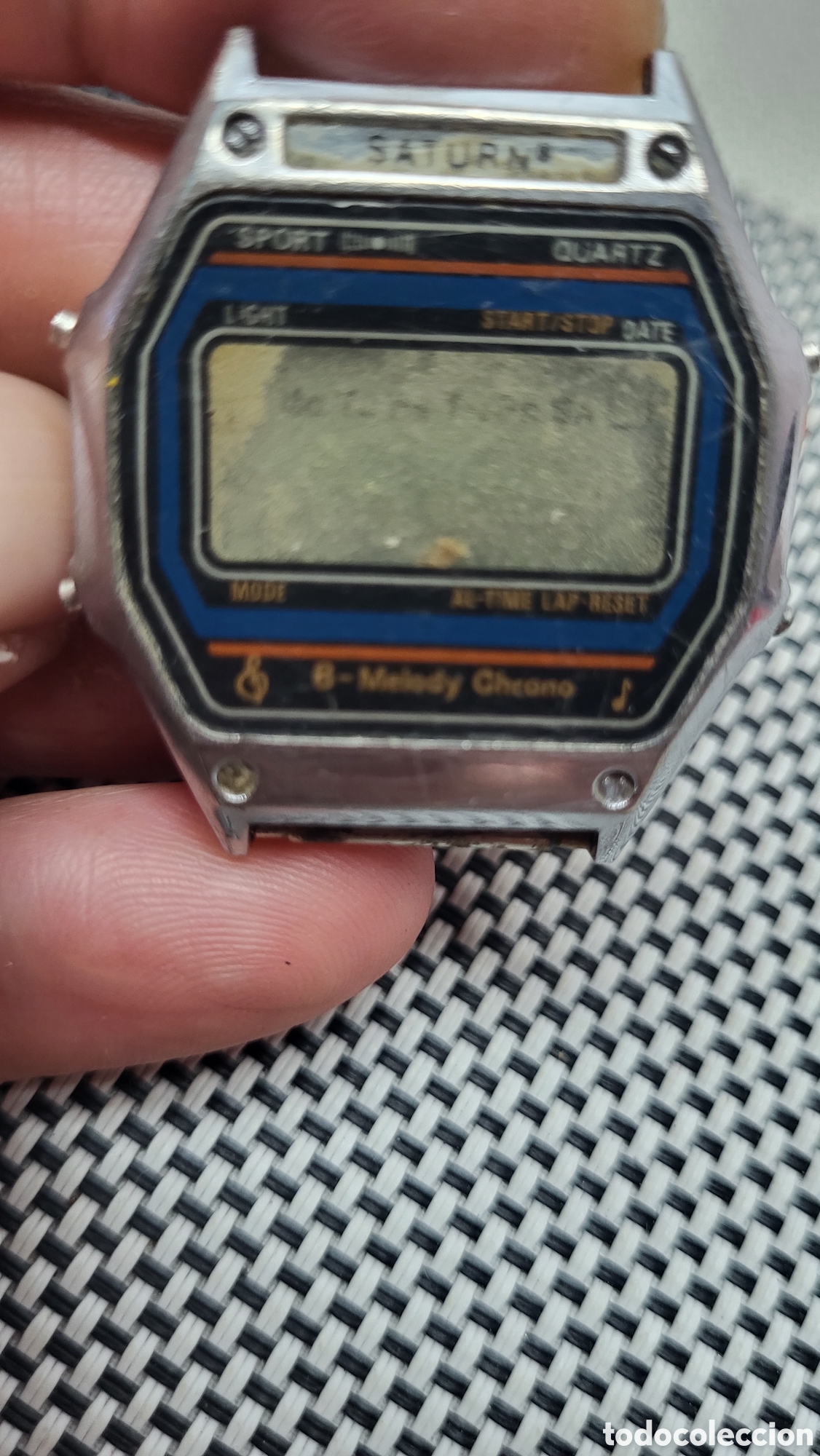 Vintage: Reloj pulsera quartz digital Saturn - Foto 2