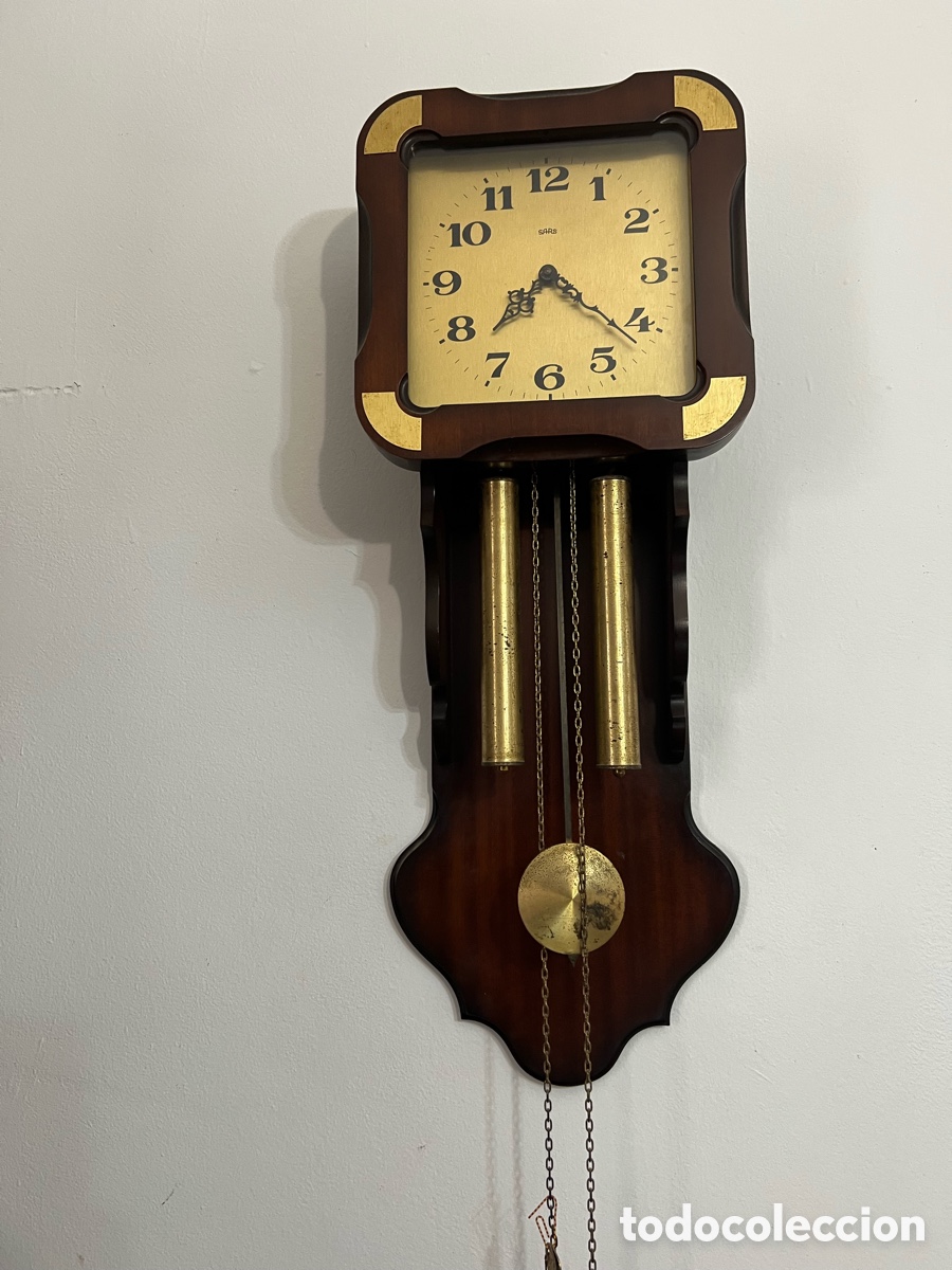 Vintage: Reloj pared de madera