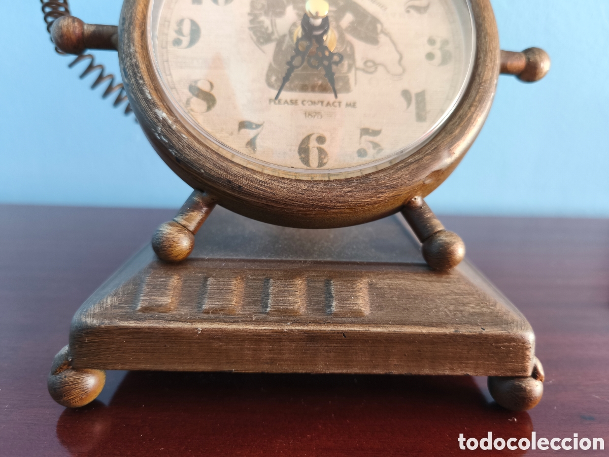 Vintage: Tel&eacute;fono Reloj decoraci&oacute;n - Foto 4