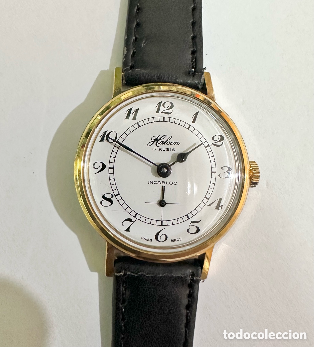 Vintage: Reloj HALCON INCABLOC 17 RUBIS SWISS VINTAGE