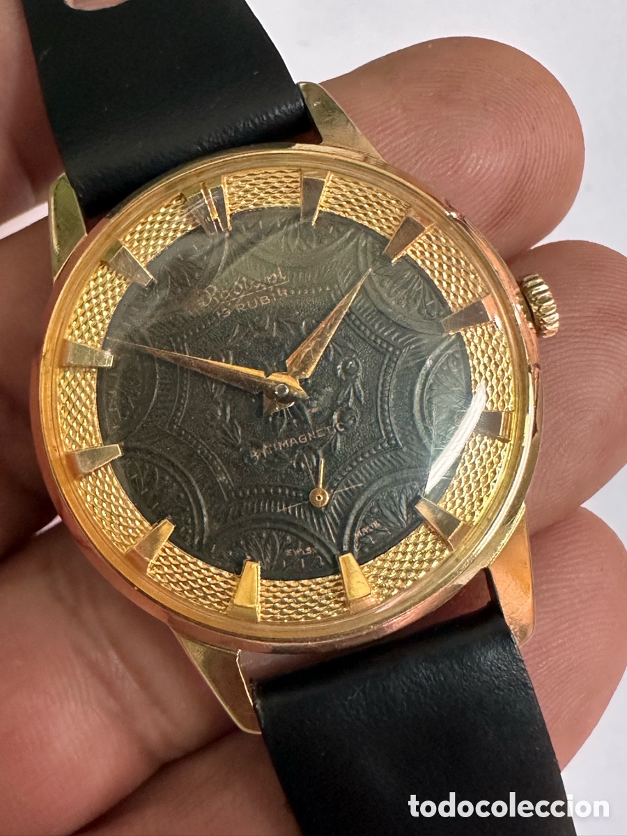 Vintage: Antiguo reloj RADIANT especial 19 RUB&Iacute;S Antimagnetic Swiss Vintage