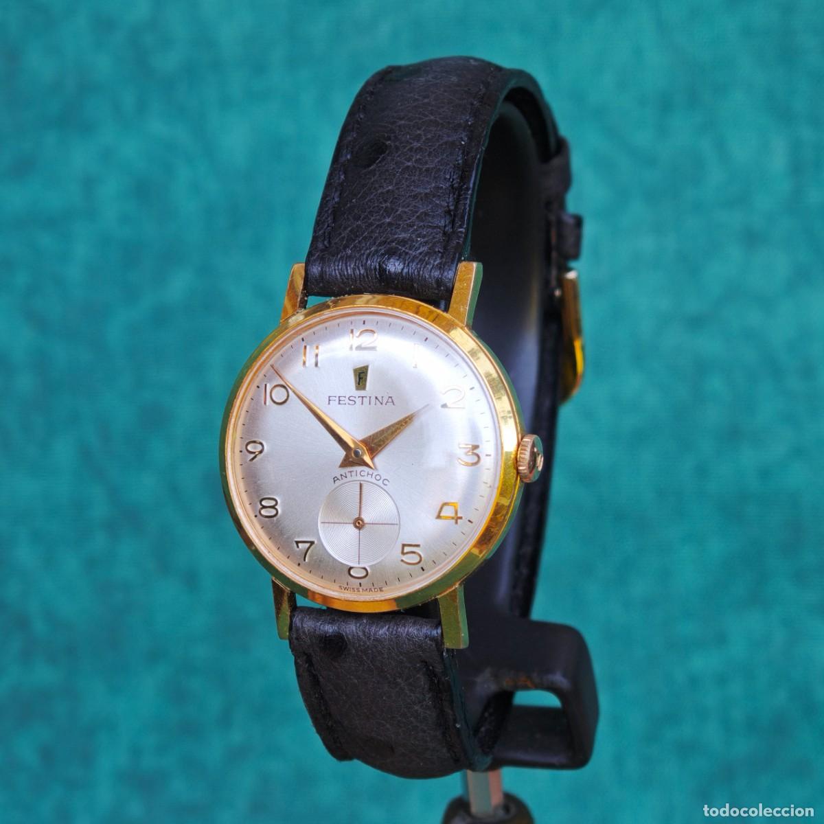 Vintage: FESTINA reloj de cuerda vintage 1890-92 montre orologio cadet watch swiss