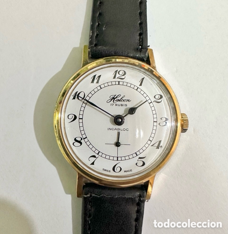 Vintage: Reloj HALCON INCABLOC 17 RUBIS SWISS VINTAGE