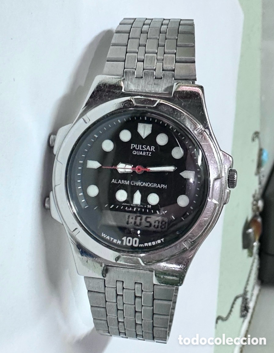 Vintage Watches: PULSAR ALARM CHRONOGRAPH QUARTZ JAPAN VINTAGE