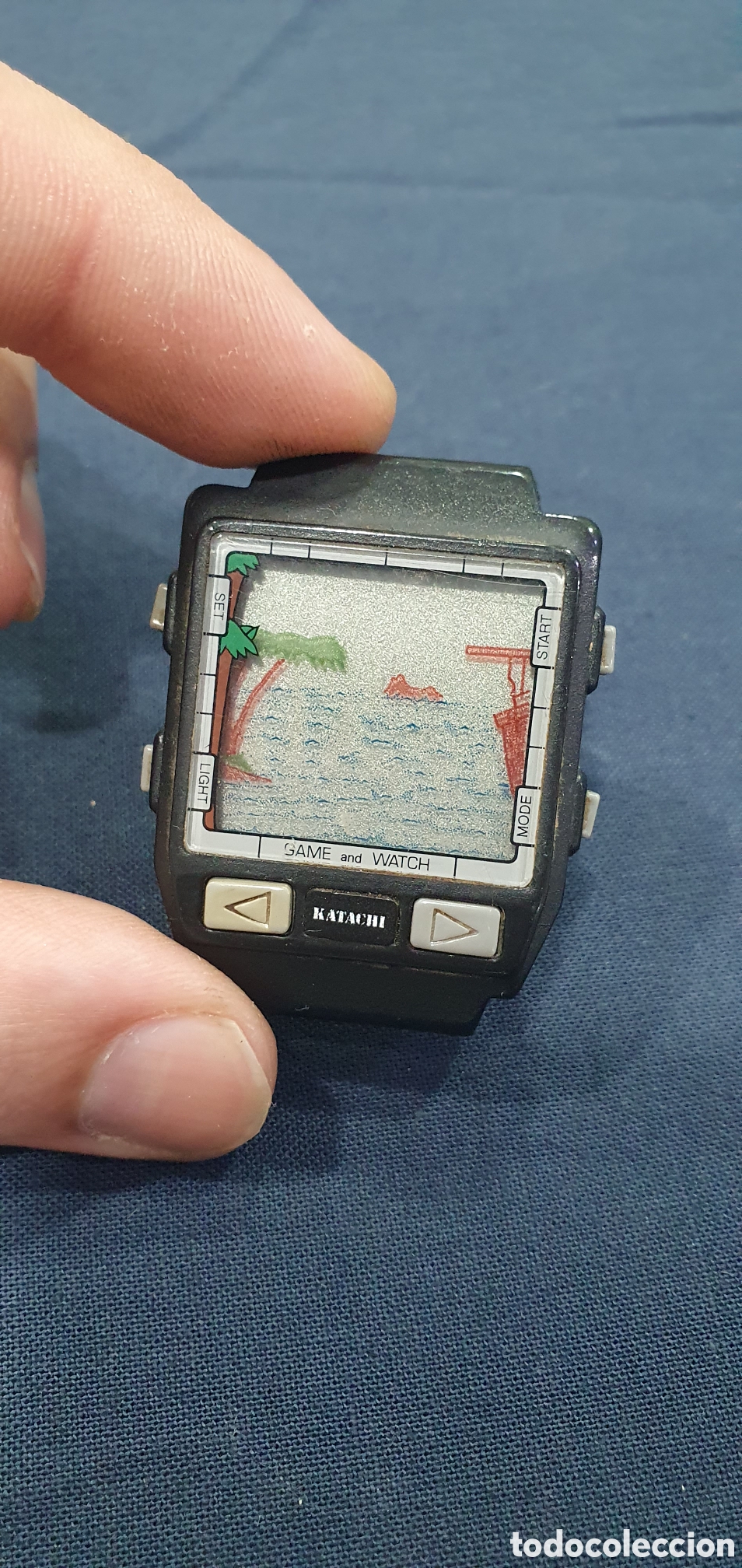 Vintage: SALIDA 0.01&euro;. Reloj a&ntilde;os 80 Katachi Game and Watch. (L135)