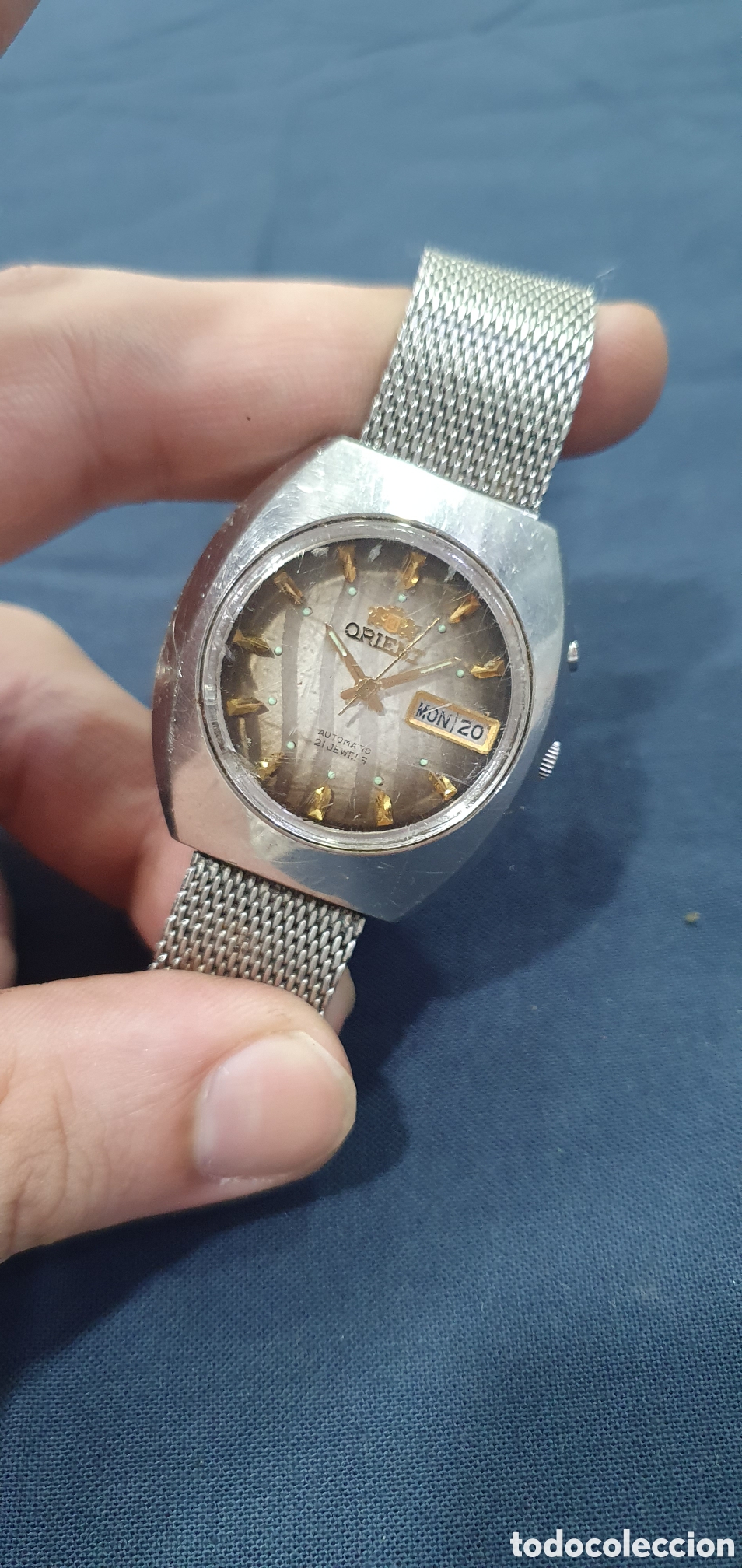 Vintage: SALIDA 0.01&euro;. Reloj Orient autom&aacute;tico vintage. (135)