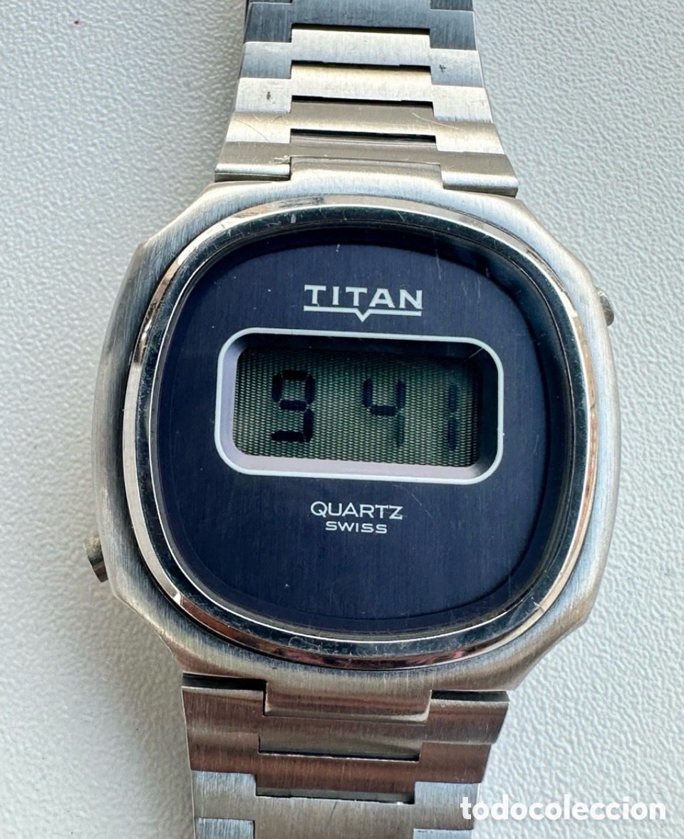 Vintage: Antiguo Reloj TITAN LCD Quartz SWISS MADE Vintage
