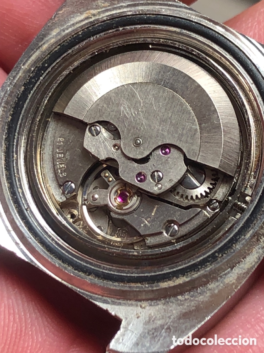 Vintage: Reloj autom&aacute;tico bisel tipo baquelita - Foto 7
