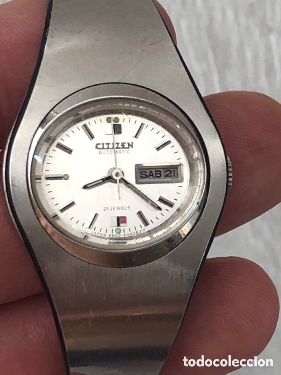 Vintage: Reloj citizen autom&aacute;tico todo original - Foto 7