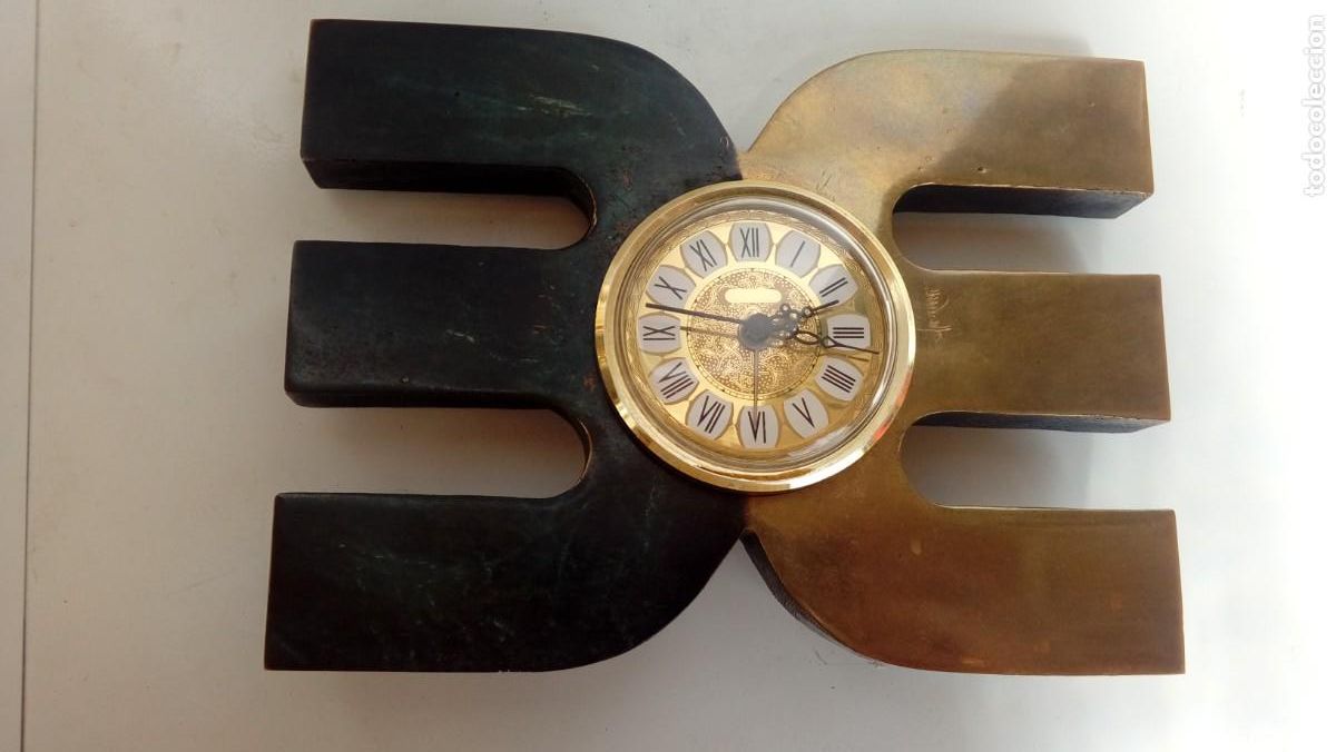 Vintage: RELOJ DE SOBREMESA DE BRONCE