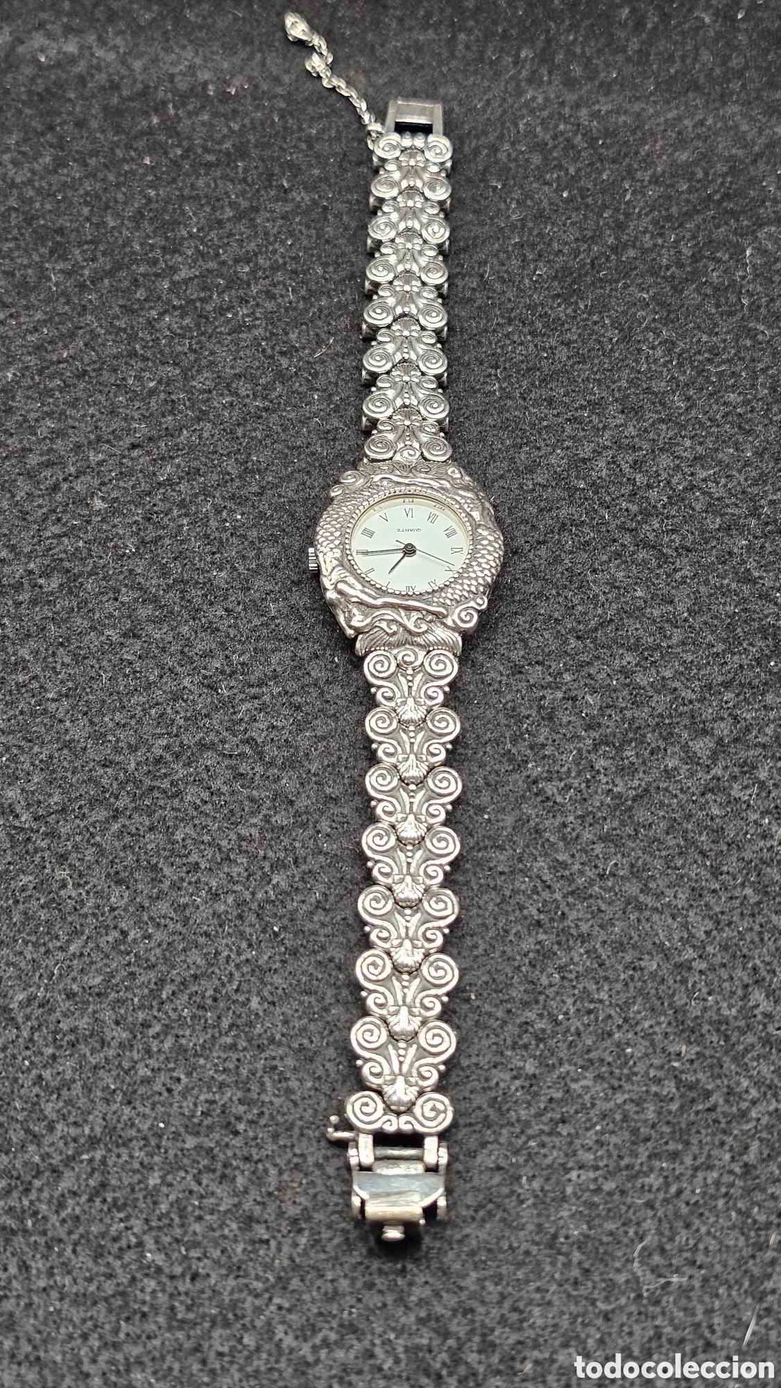 Vintage: Bonito reloj de plata de ley contrastada
