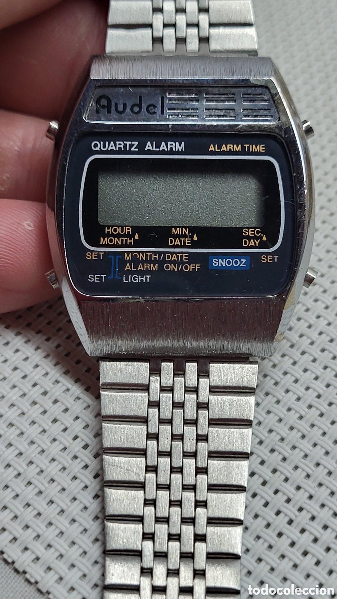 Vintage: Reloj pulsera digital Audel