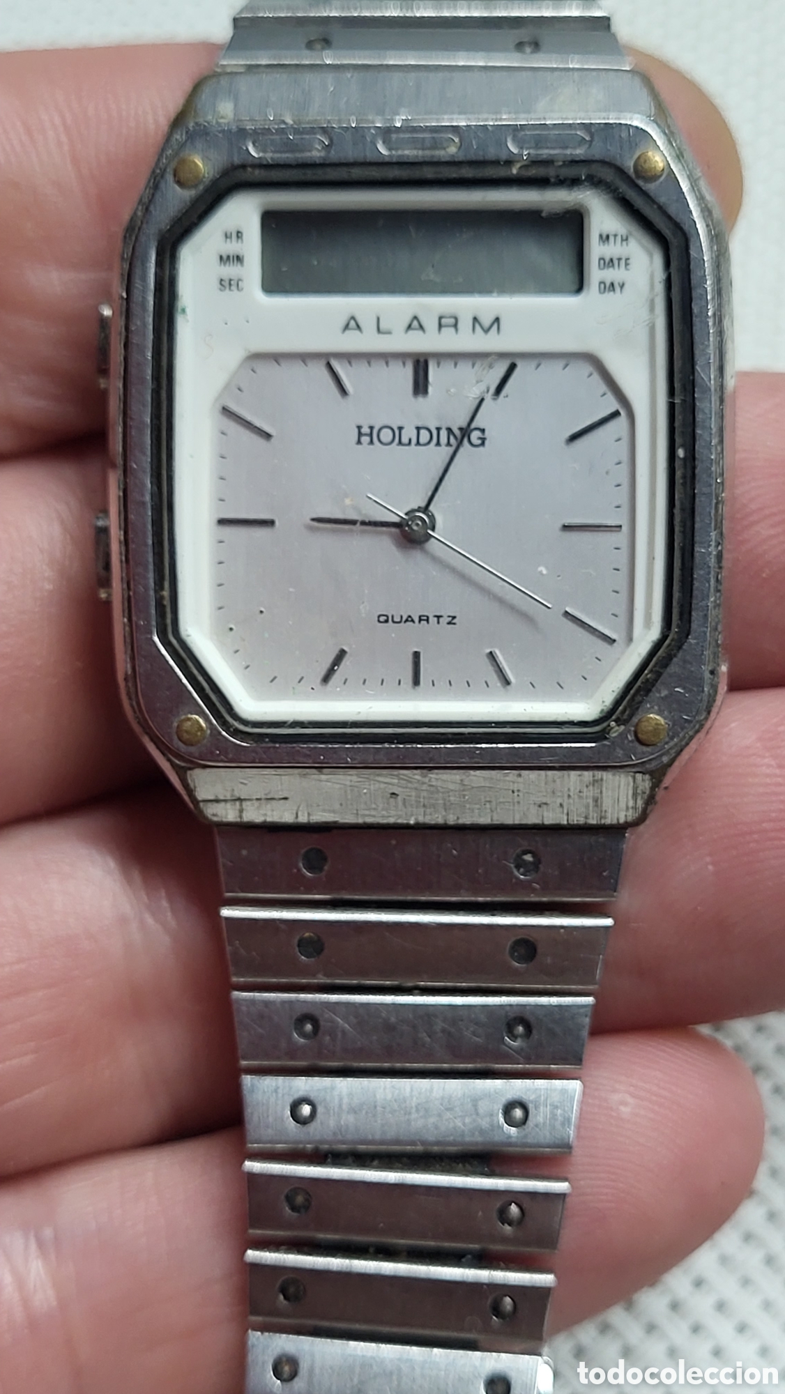 Vintage: Reloj pulsera anal&oacute;gico-digital Holding