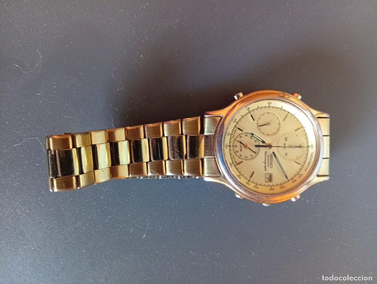 Vintage: Reloj antiguo de hombre Seiko Quartz Chronograph